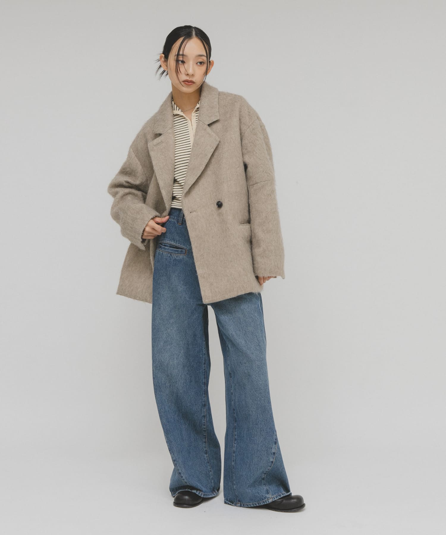 身長：160cm サイズ：one