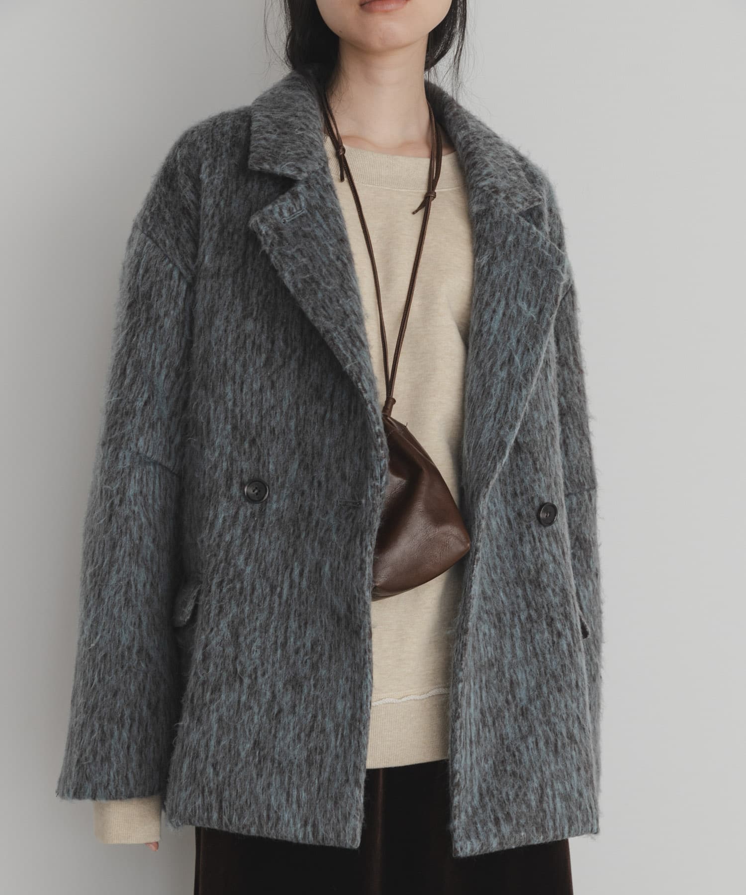 身長：169cm サイズ：one