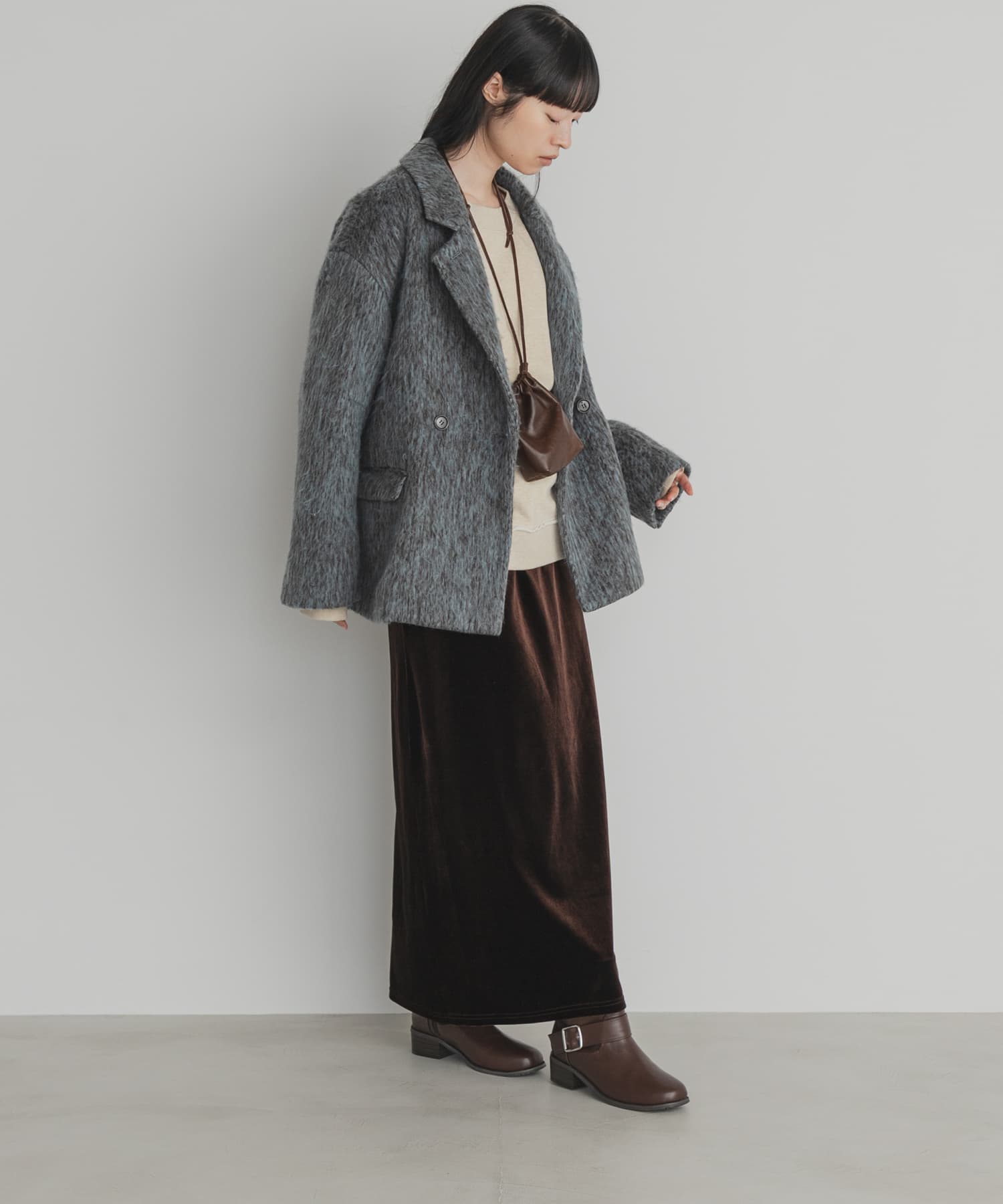 身長：169cm サイズ：one