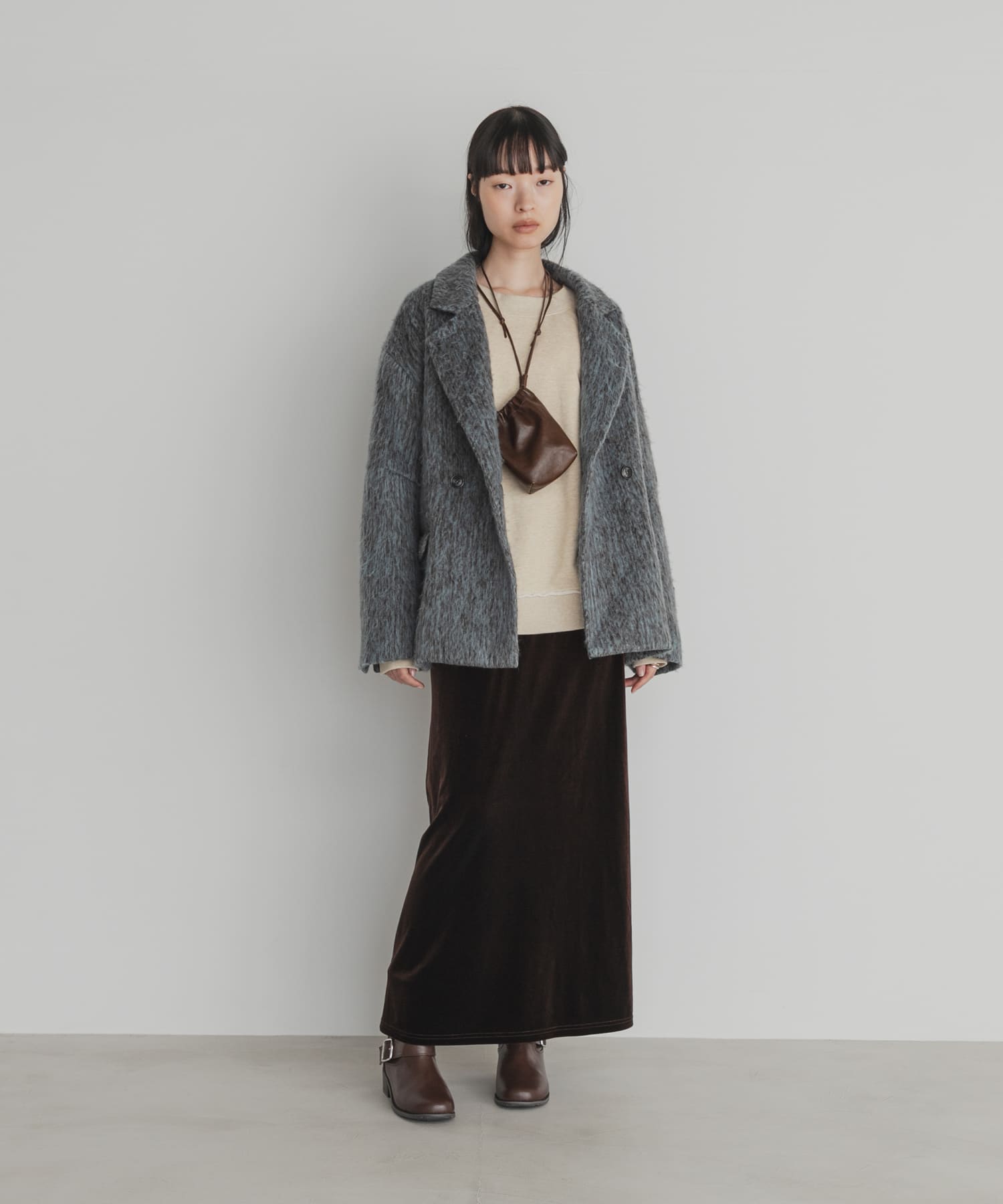 身長：169cm サイズ：one