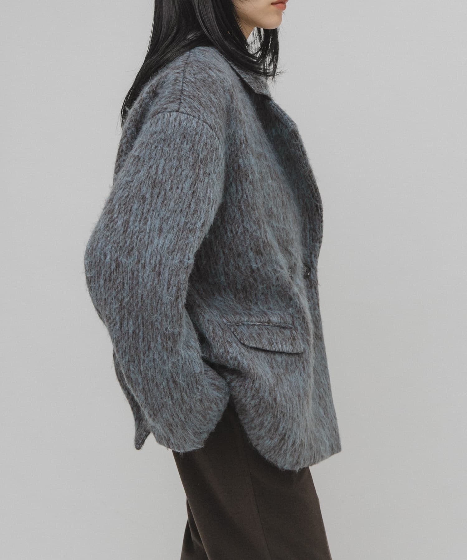 KBF シャギーテーラードジャケット コート KBF｜シャギーテーラードジャケット | Rakuten Fashion(楽天