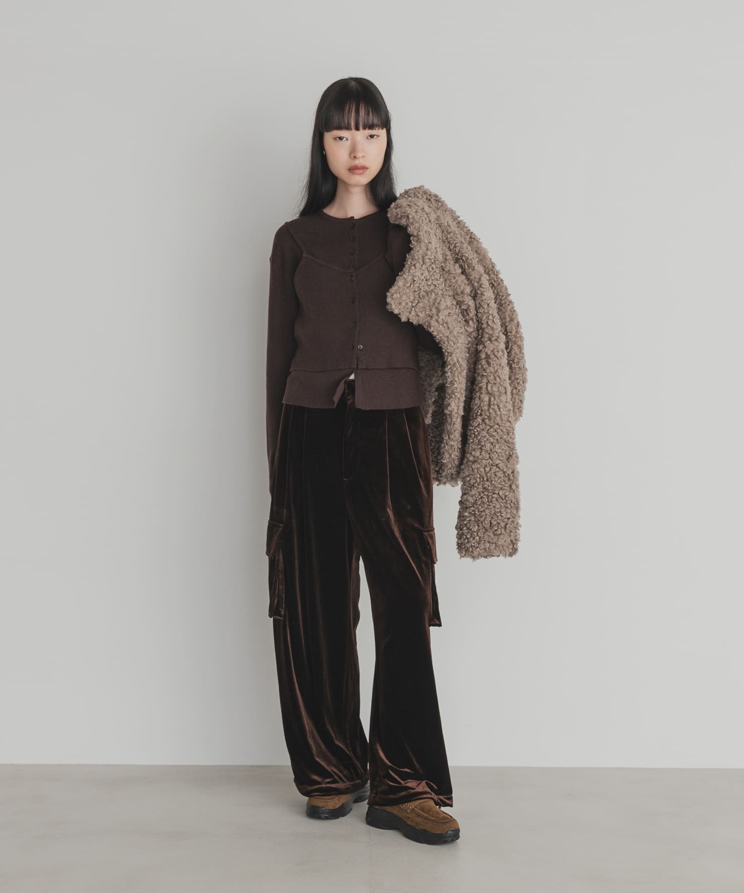 身長：169cm サイズ：one