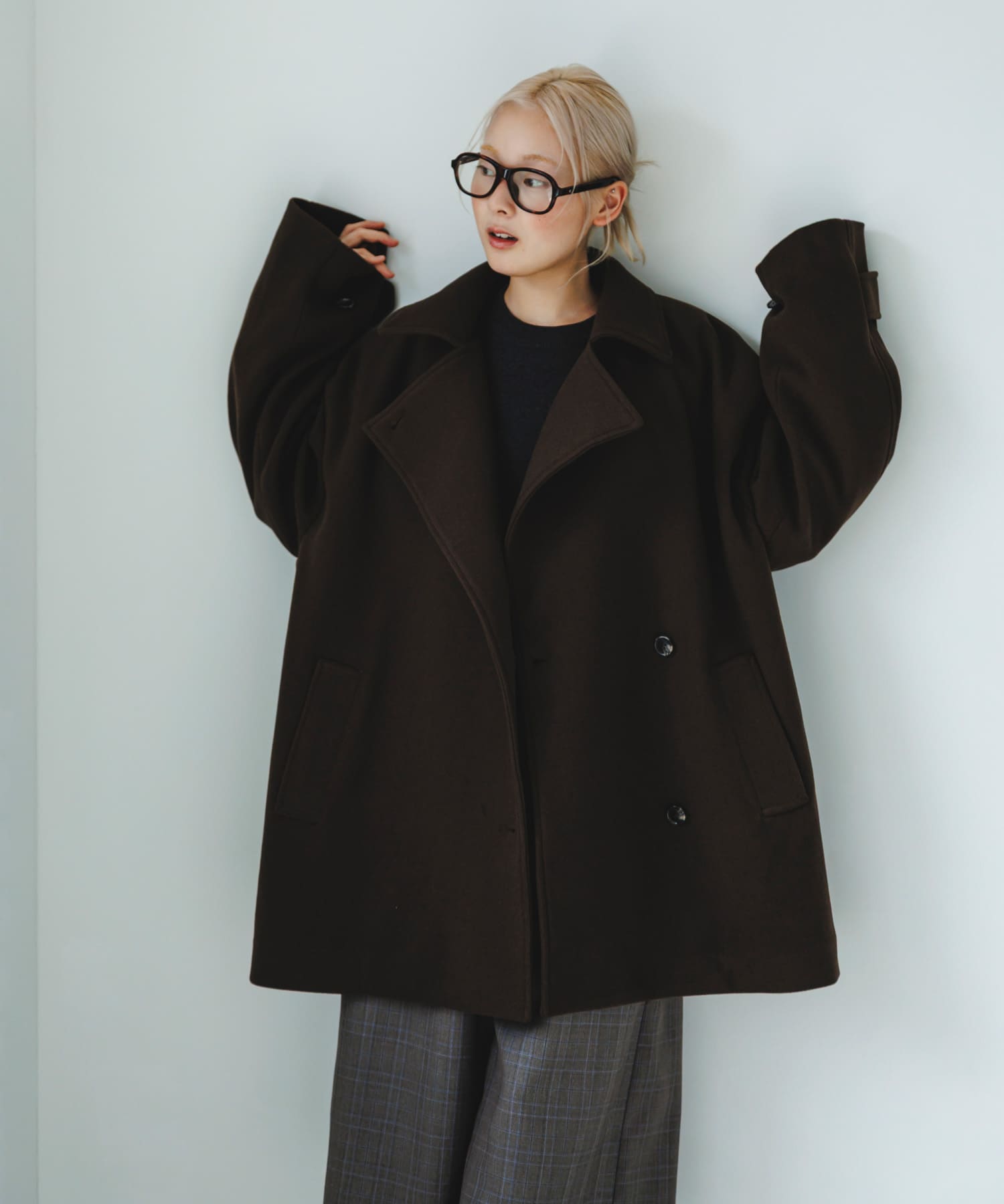 身長：160cm サイズ：one