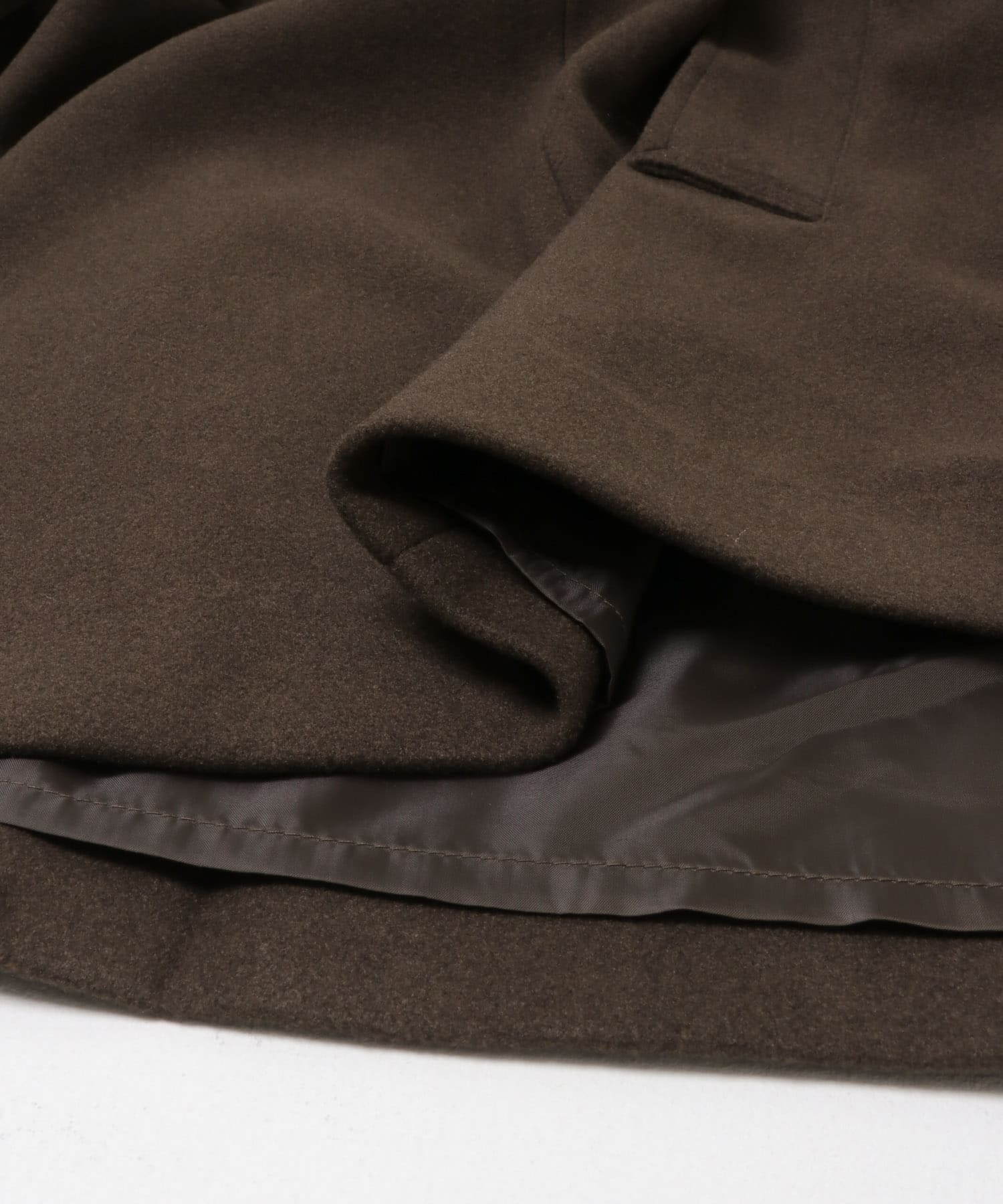 BIGカラーミドルコート BROWN one