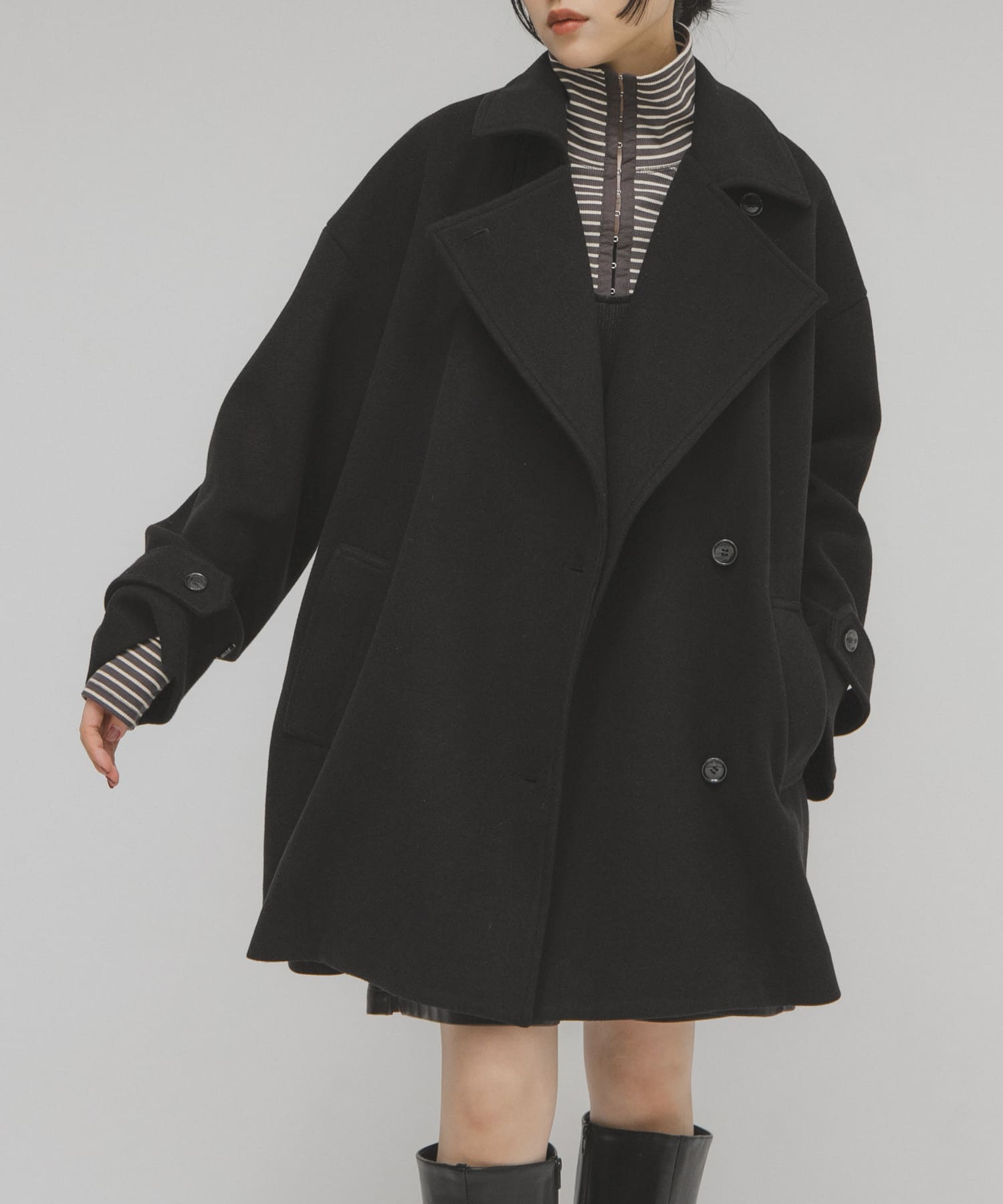 BIGカラーミドルコート