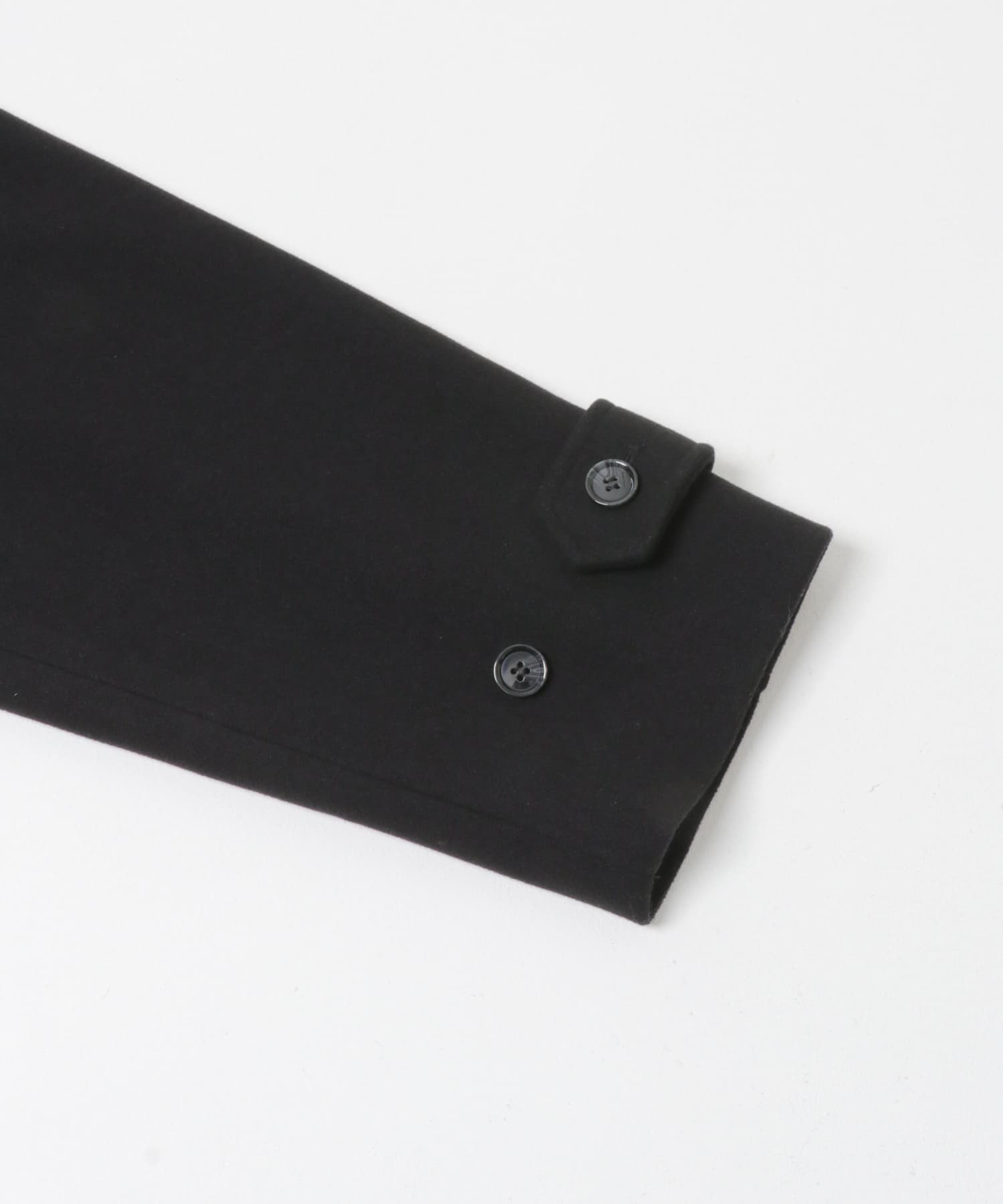 BIGカラーミドルコート BLACK one