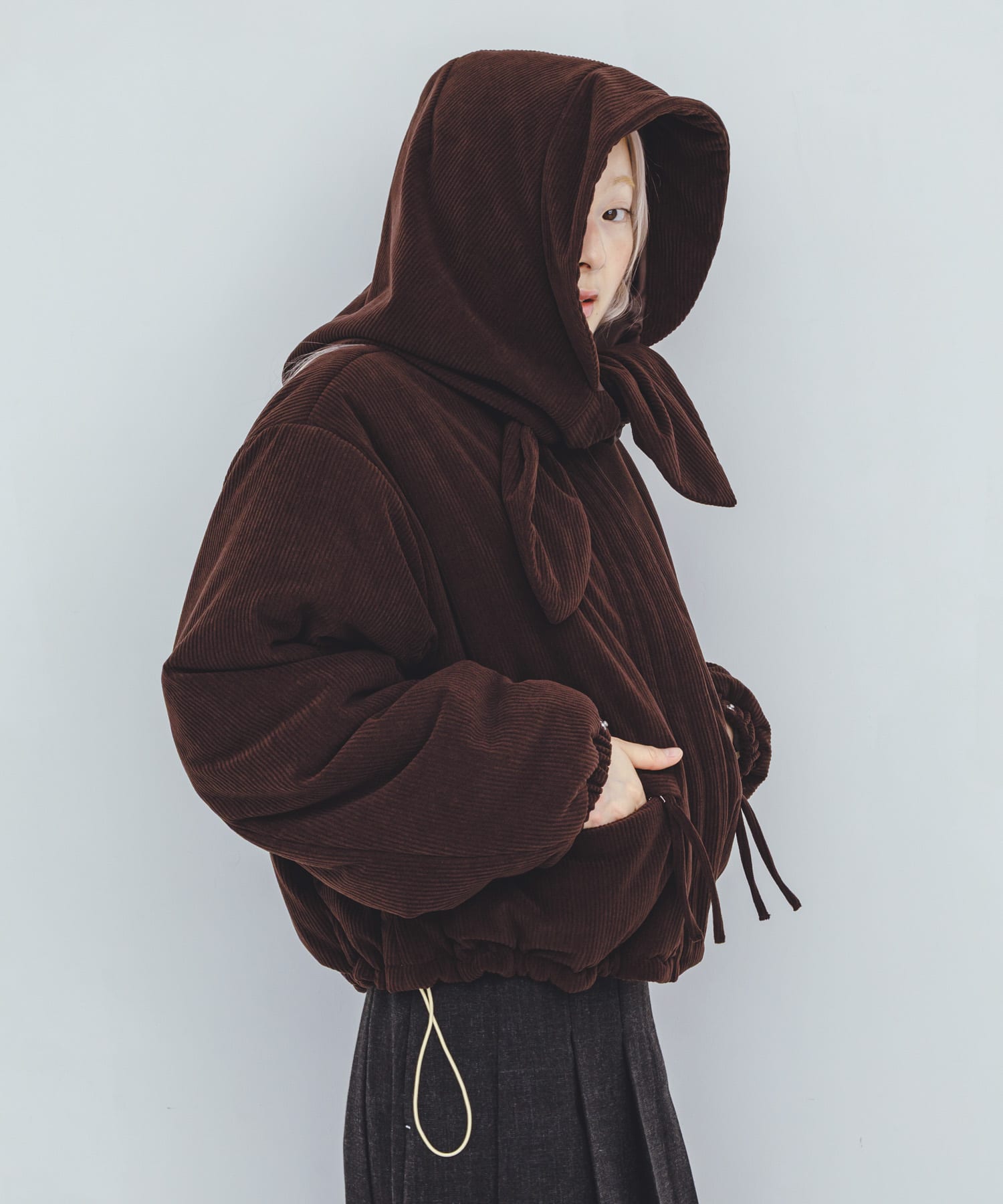 身長：160cm サイズ：one