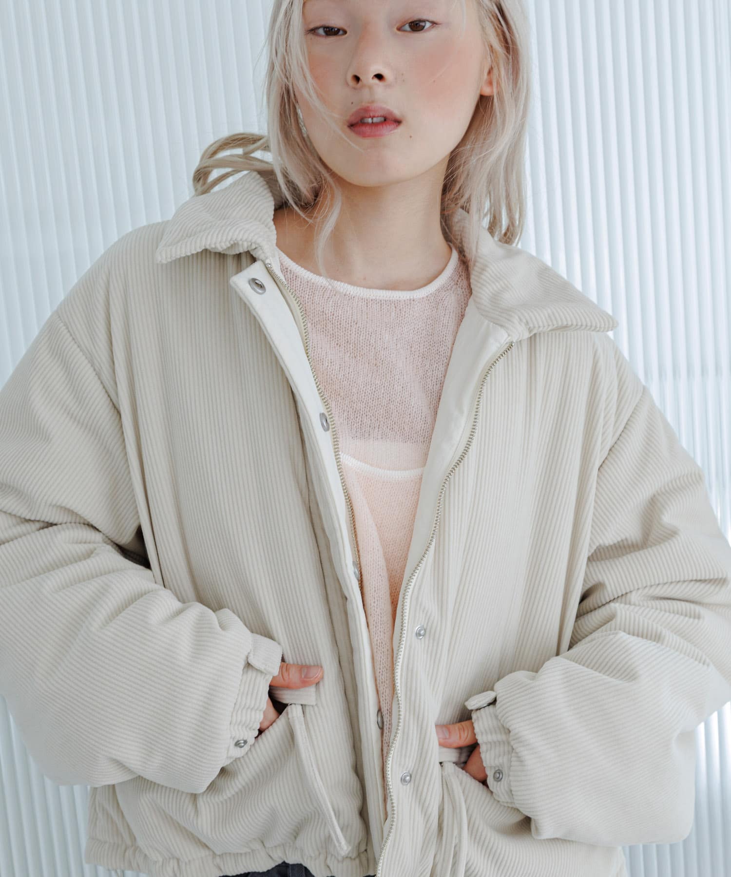 リバーシブルパデッドジャケット