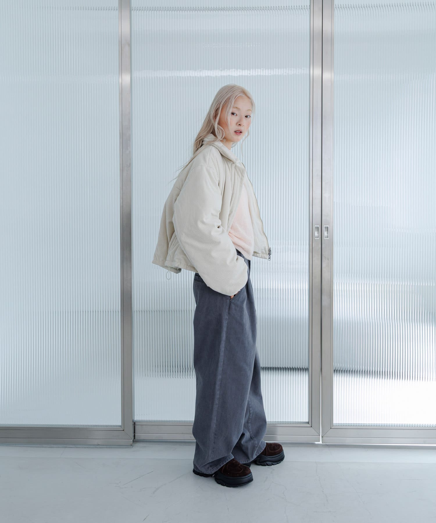 身長：160cm サイズ：one