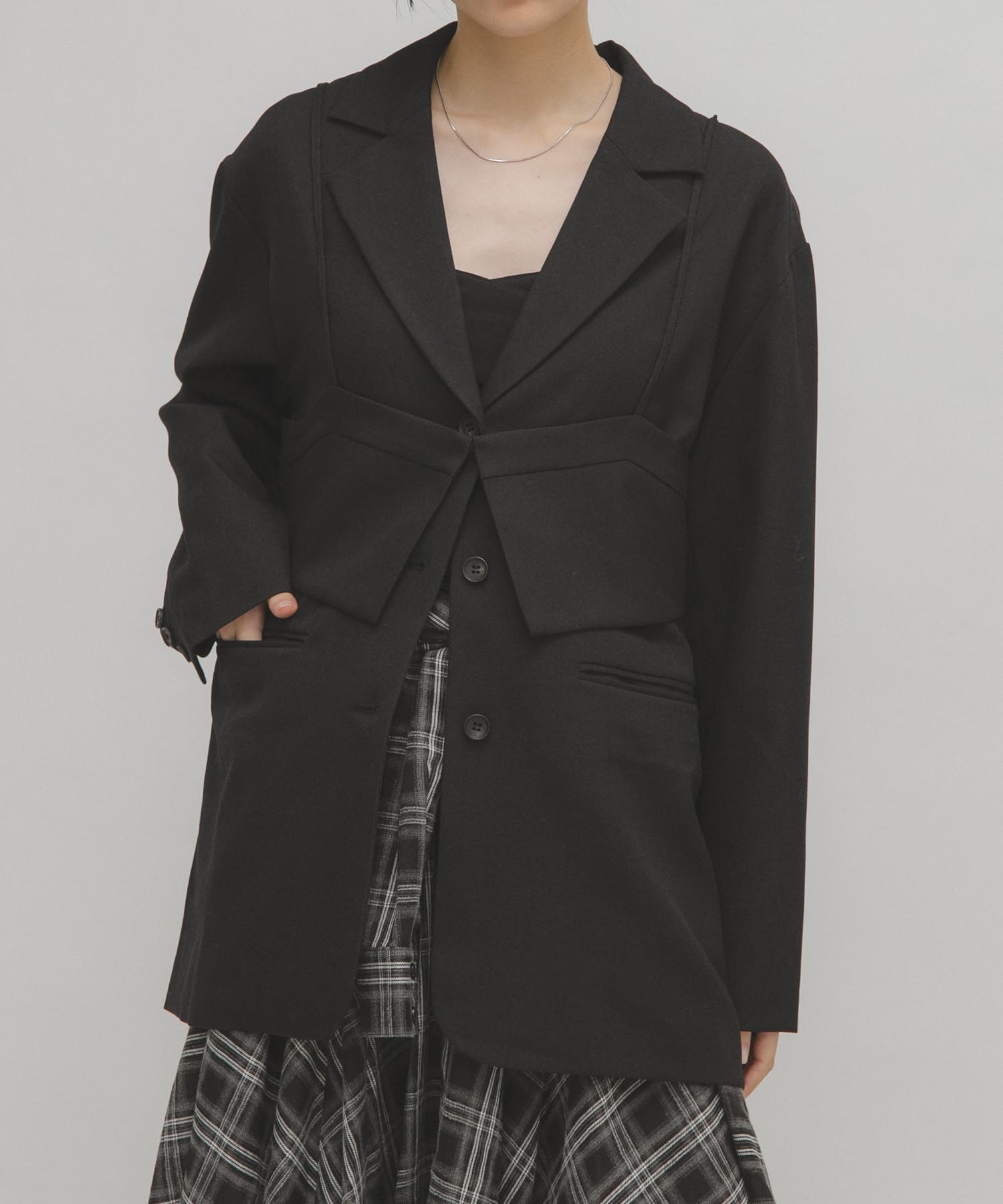 ビスチェSETテーラードジャケット