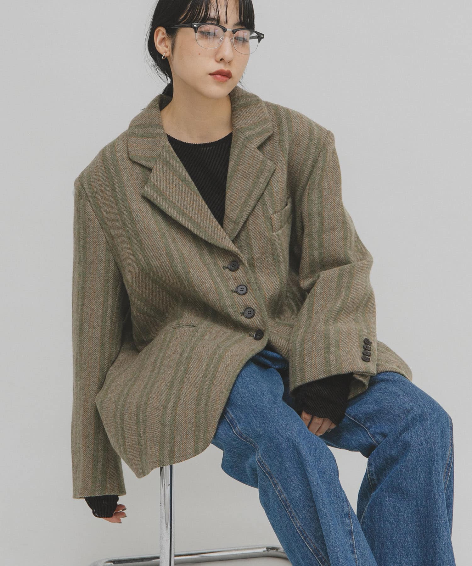 身長：160cm サイズ：one