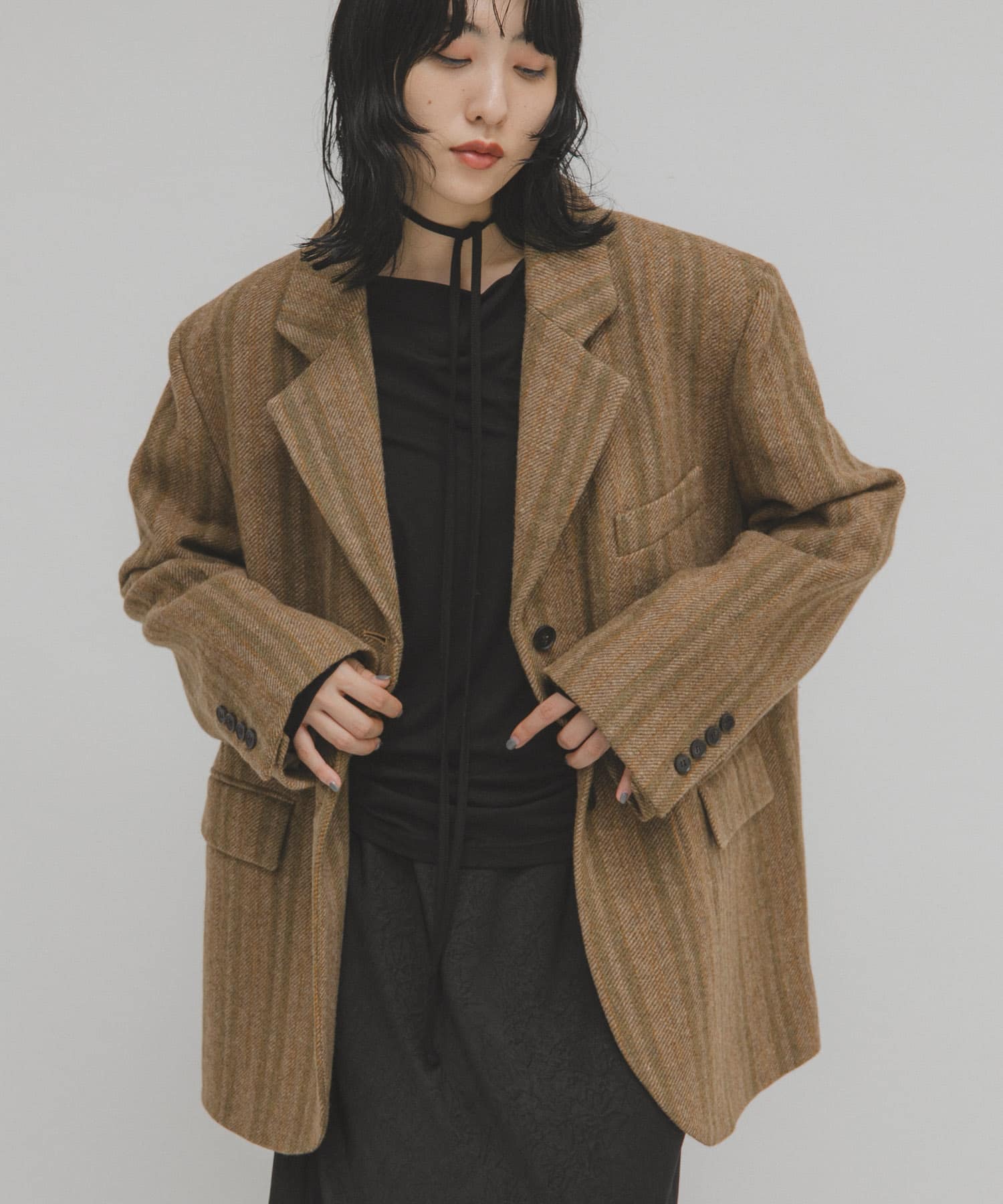 身長：160cm サイズ：one