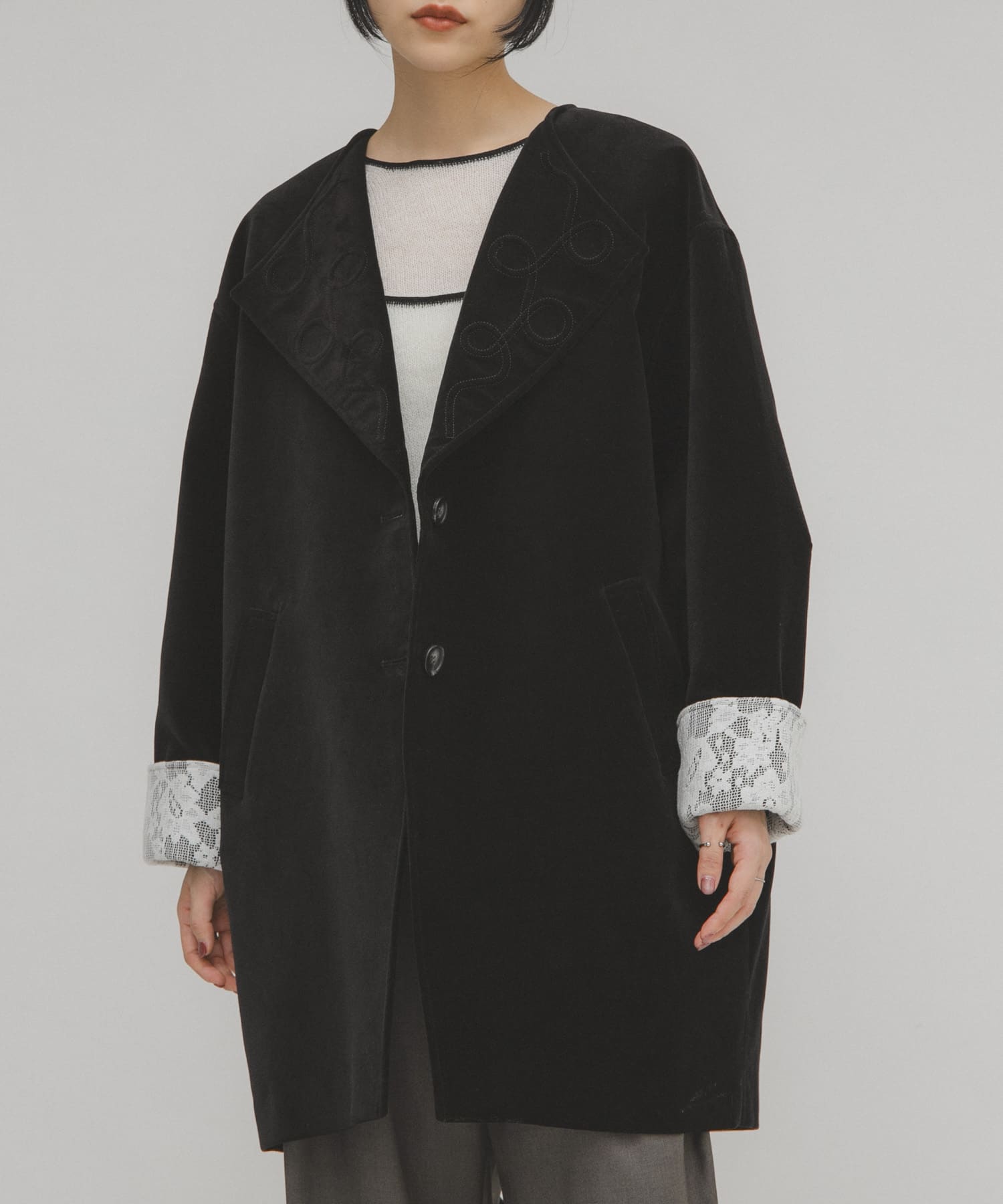 身長：160cm サイズ：one