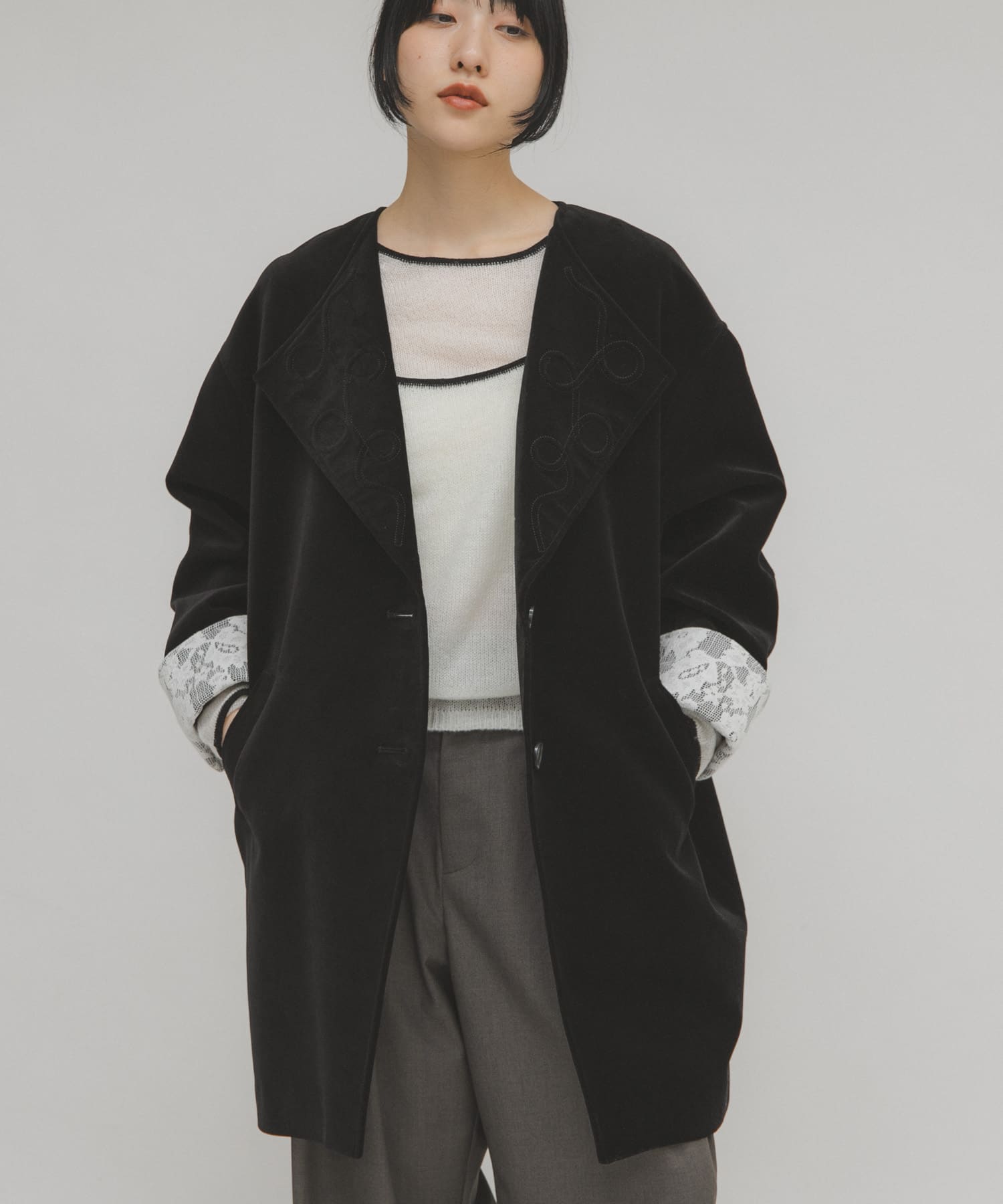 身長：160cm サイズ：one