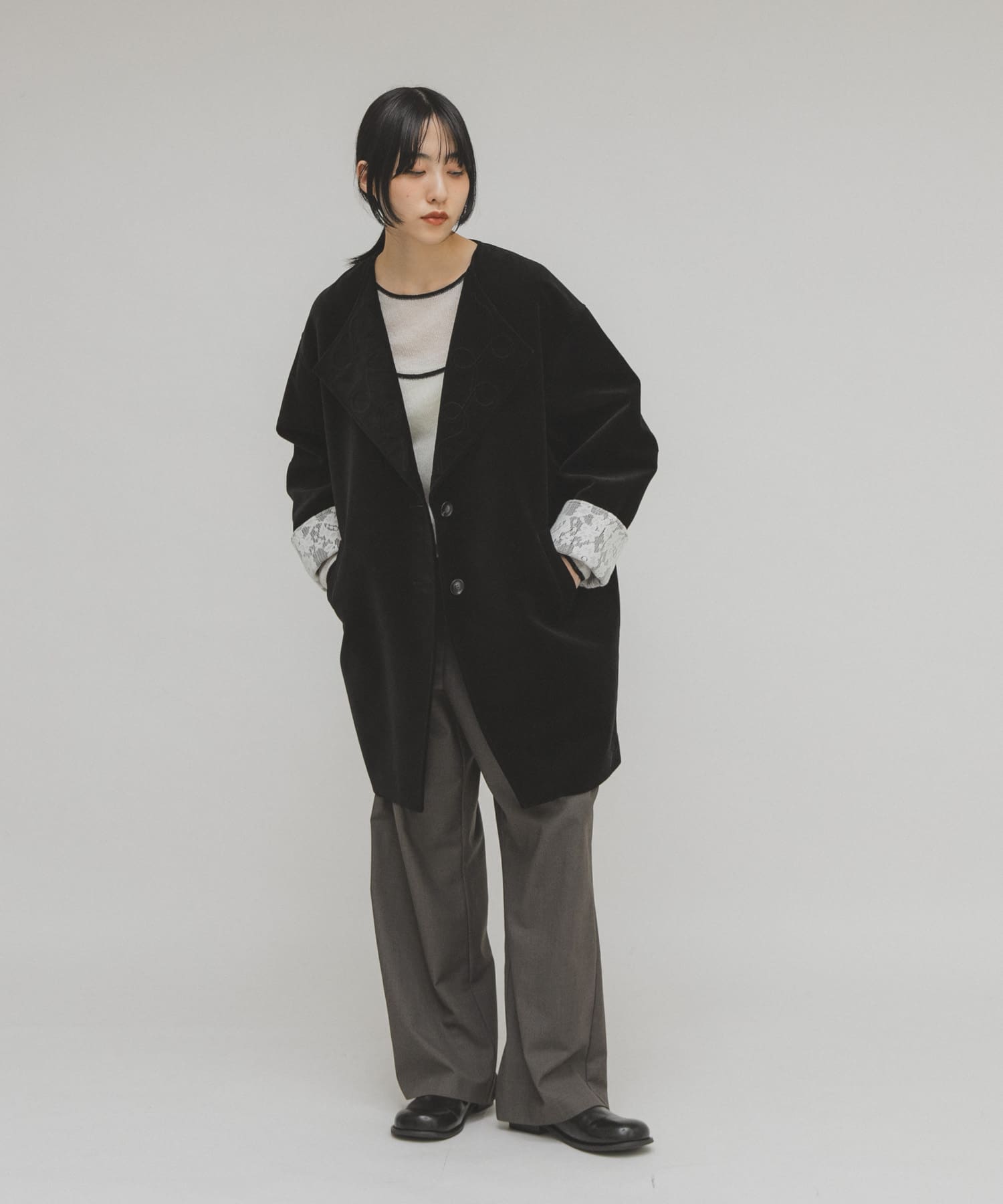 身長：160cm サイズ：one