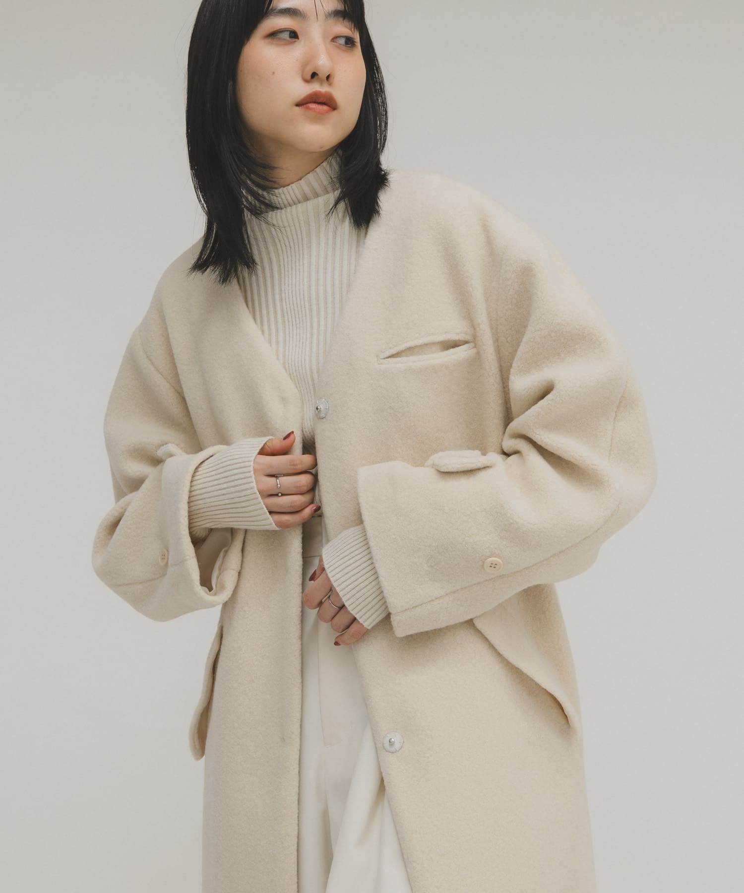 身長 : 160cm サイズ : one