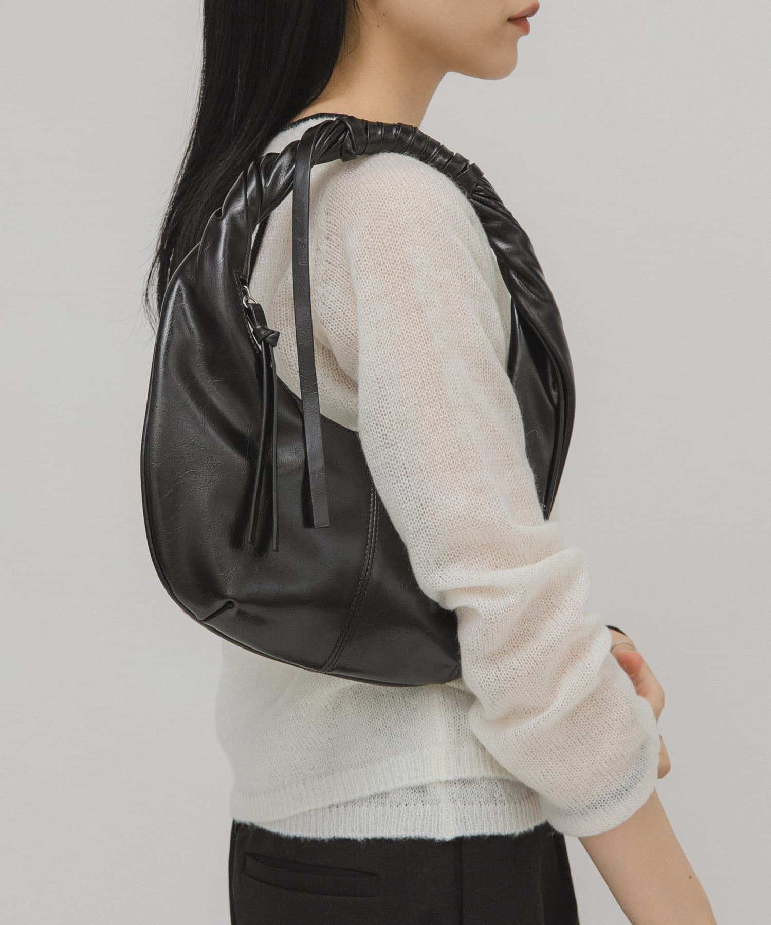 ハンドルデザインサークルBAG BLACK one