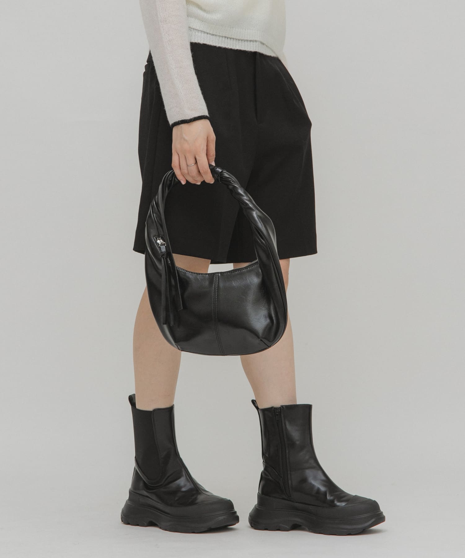 ハンドルデザインサークルBAG BLACK one