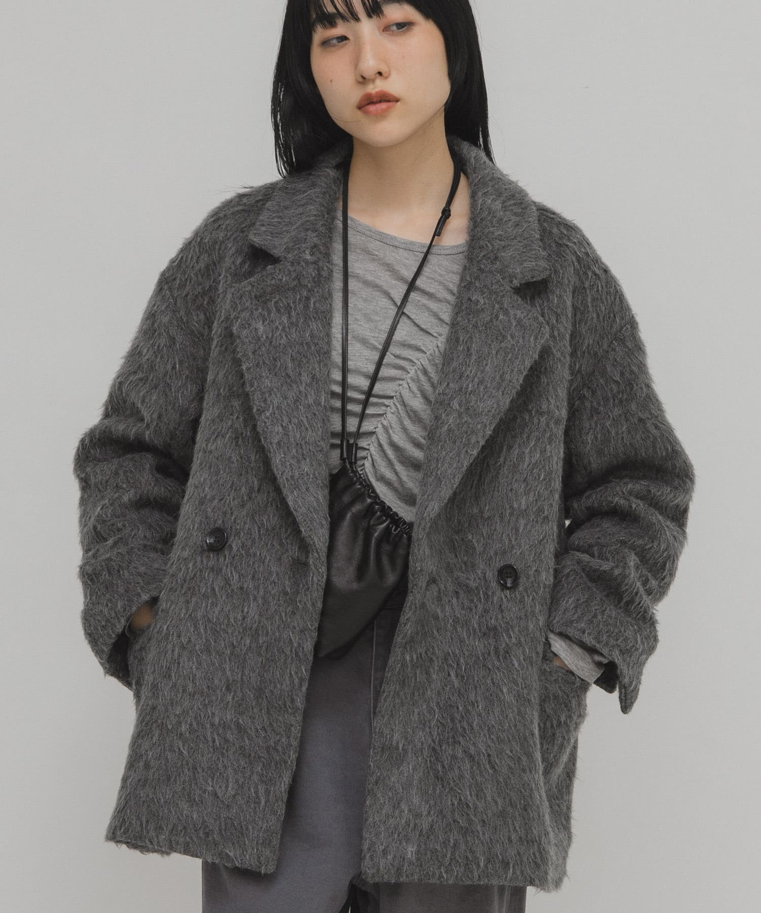 マイクロポーチBAG BLACK One