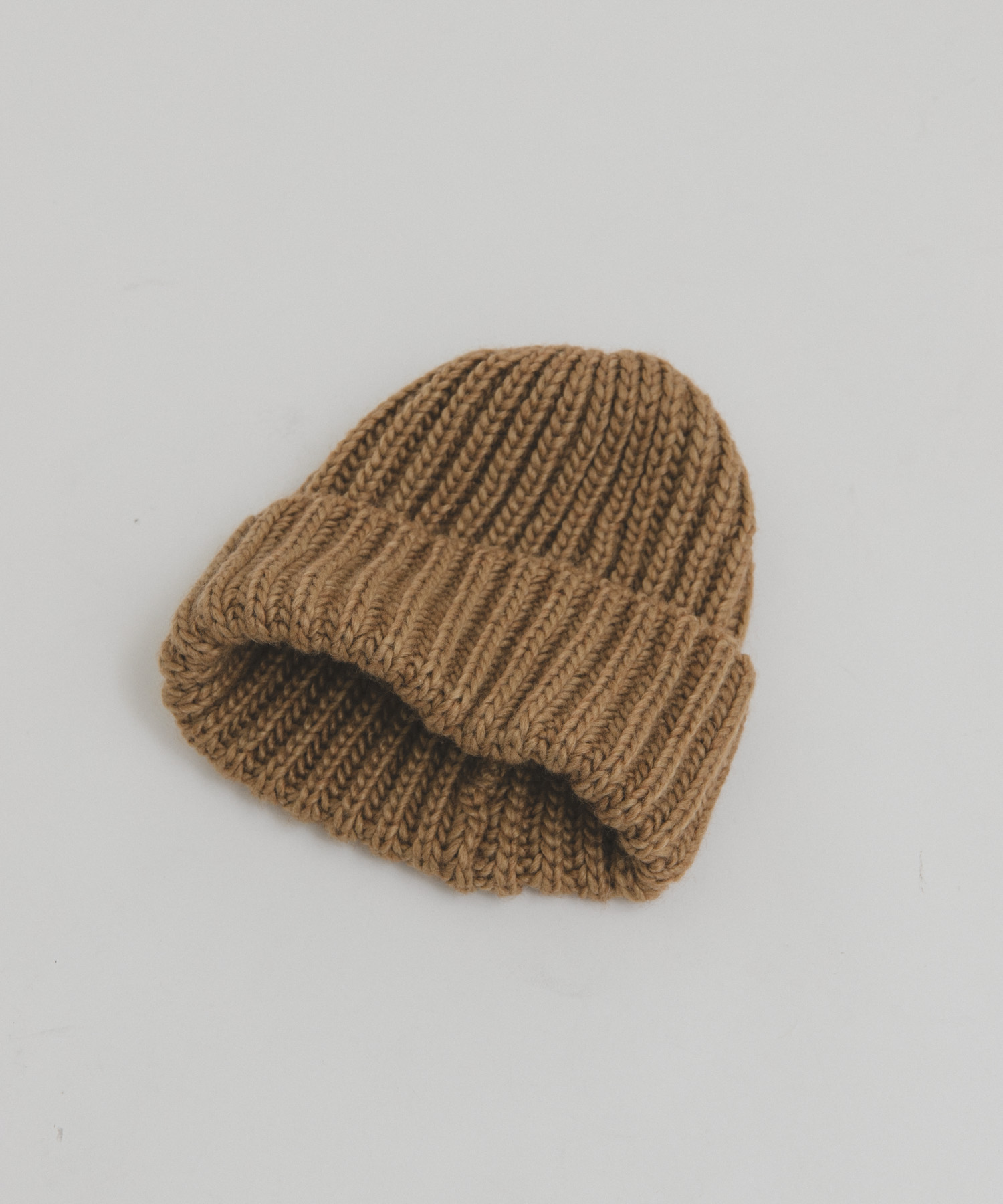 リブニットビーニー D.BEIGE One