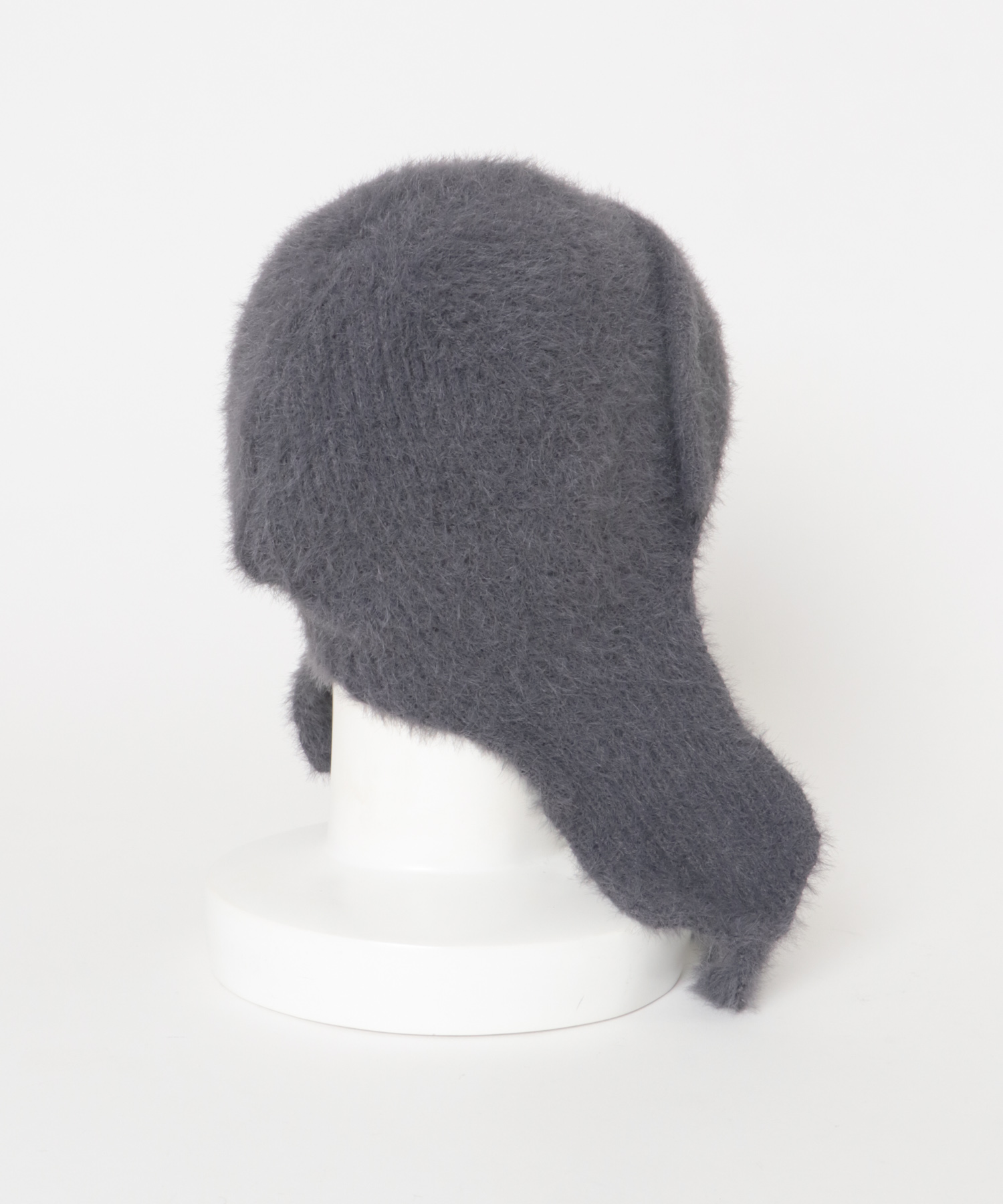 シャギーフライトニットHAT BLUE GRAY One