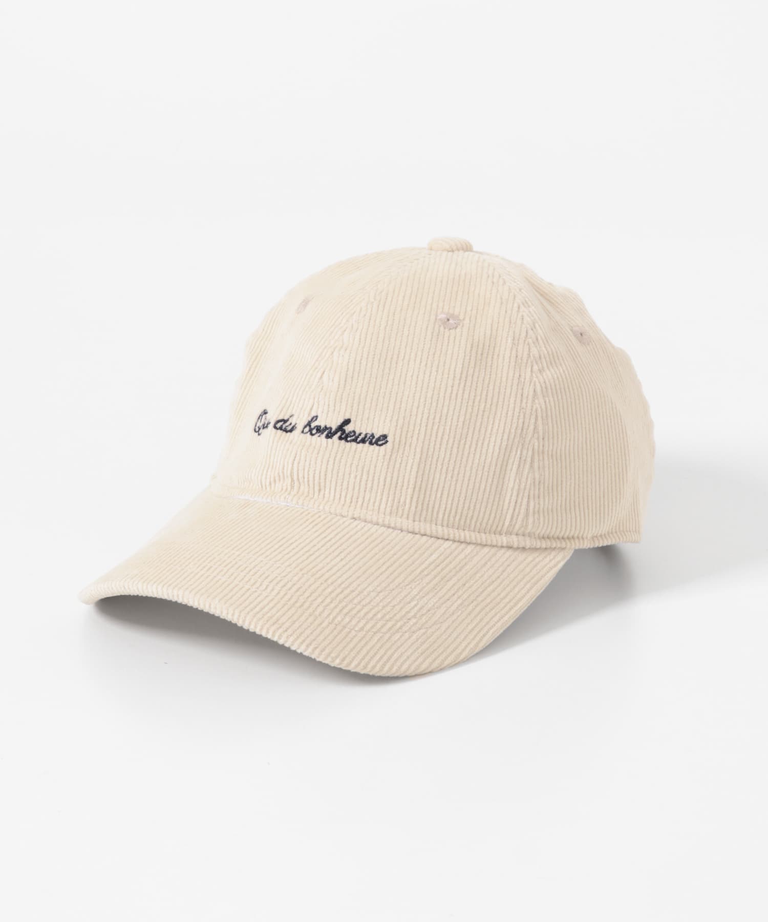 エンブロイダリーコーデュロイCAP