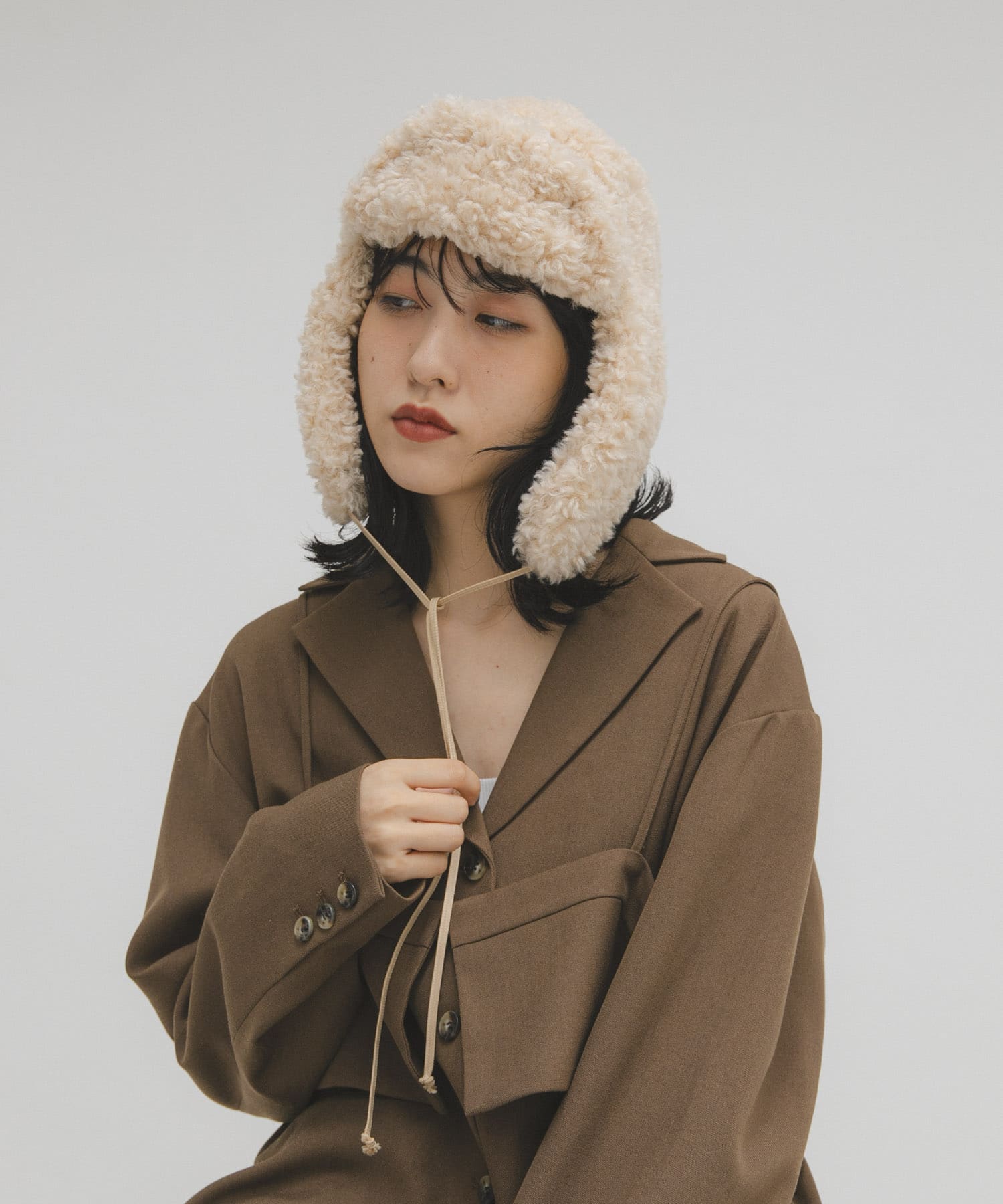 ボアフライトCAP BEIGE One