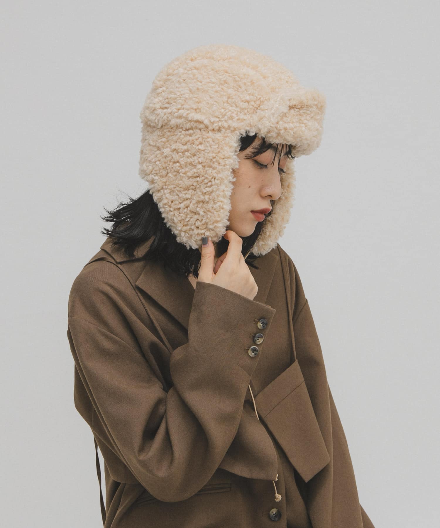 ボアフライトCAP BEIGE One