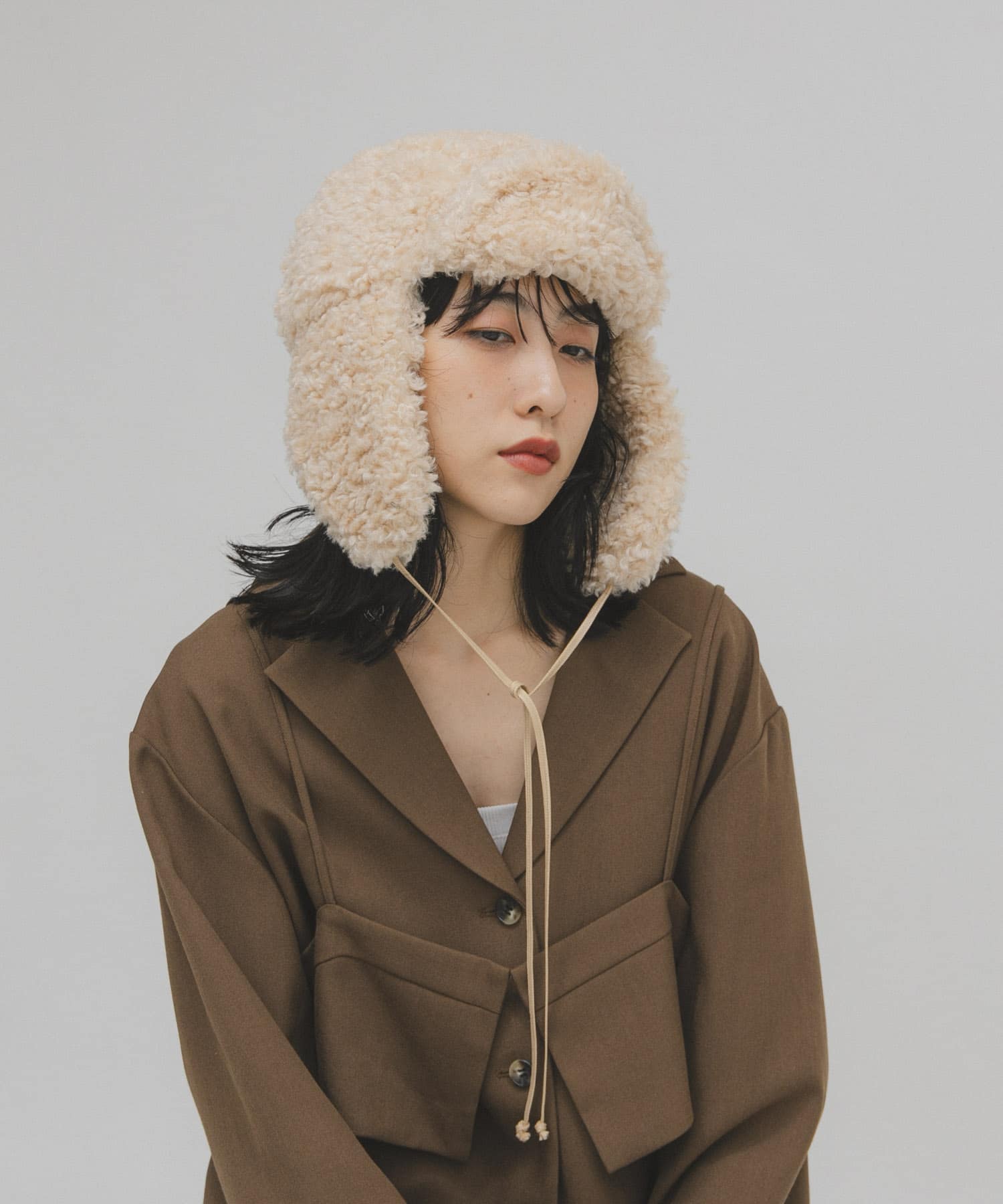 ボアフライトCAP BEIGE One