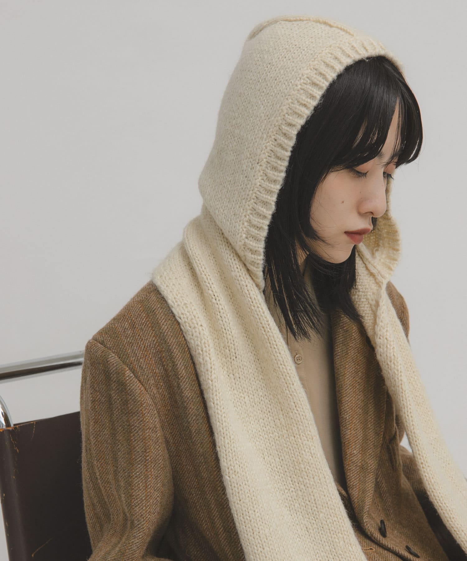 フードマフラー IVORY One