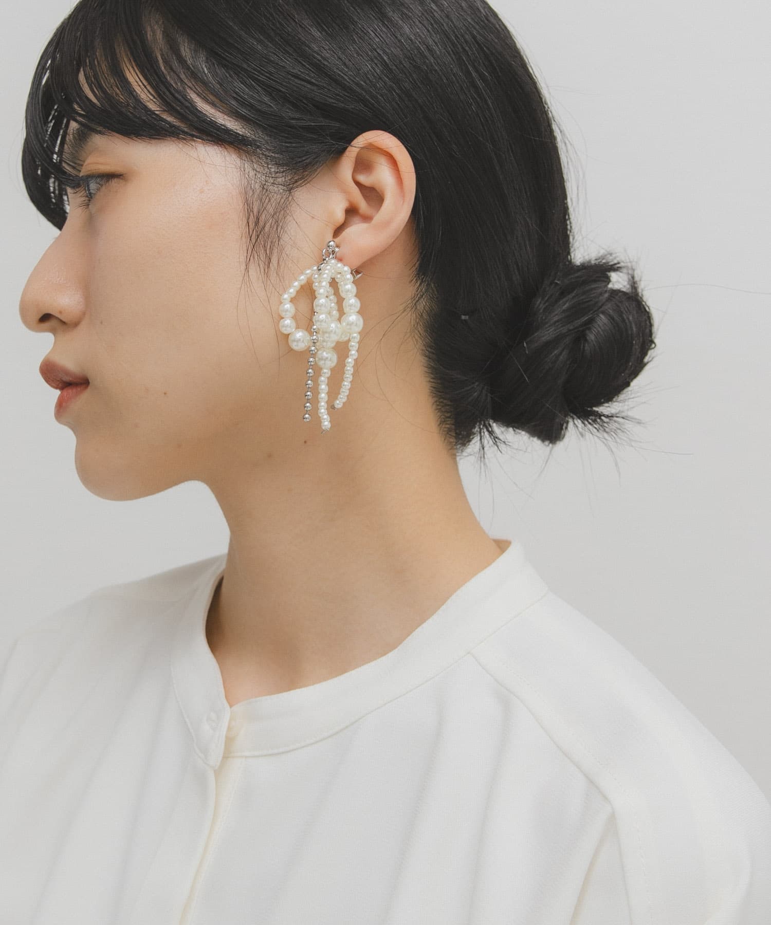 パールボールイヤリング