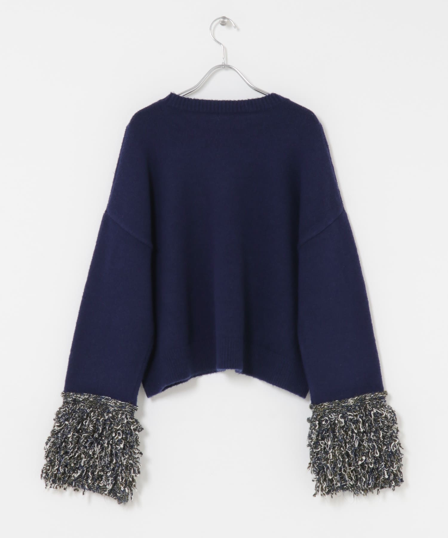 『WEB限定』MIXドッキングニット NAVY One