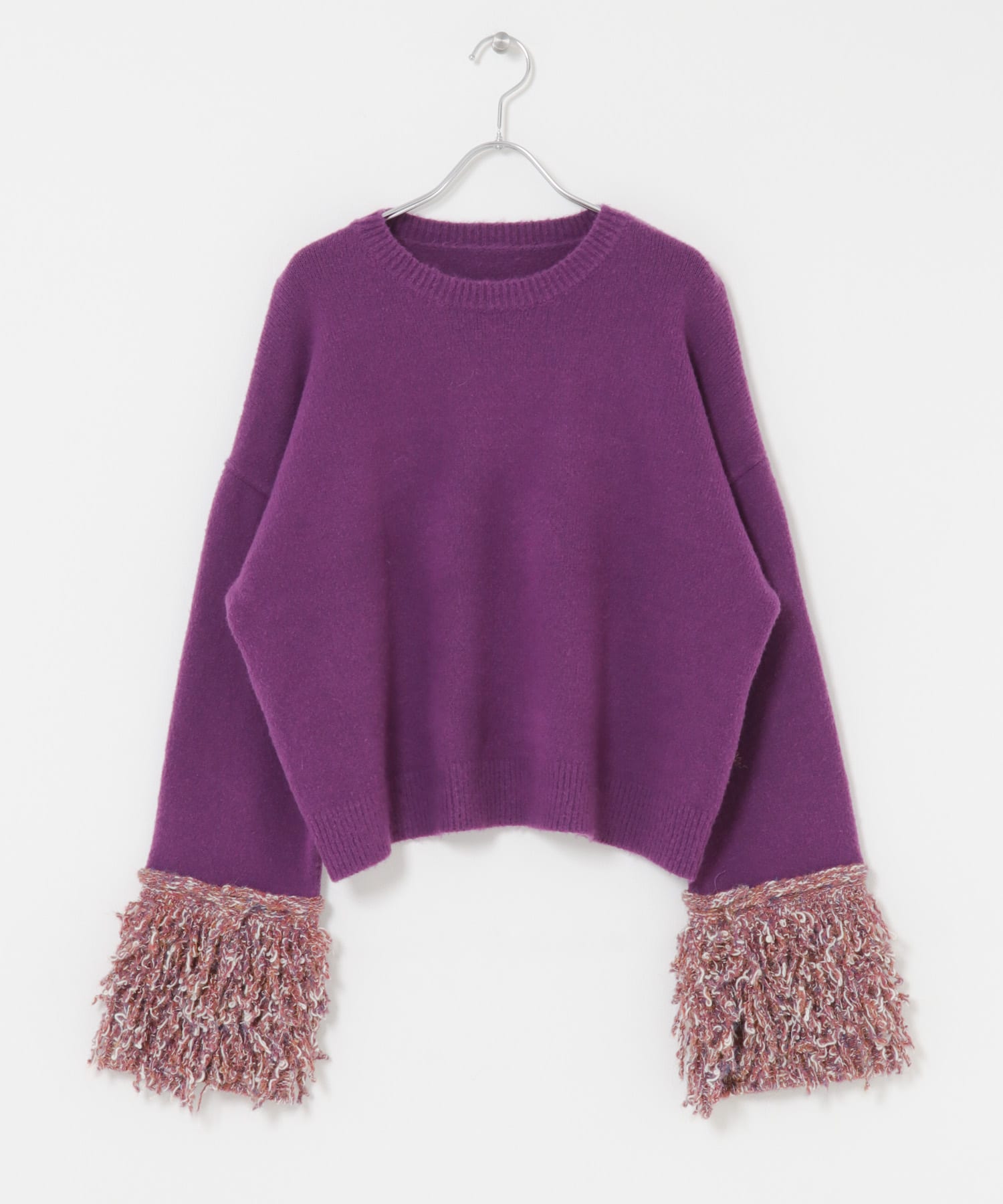 『WEB限定』MIXドッキングニット PURPLE One