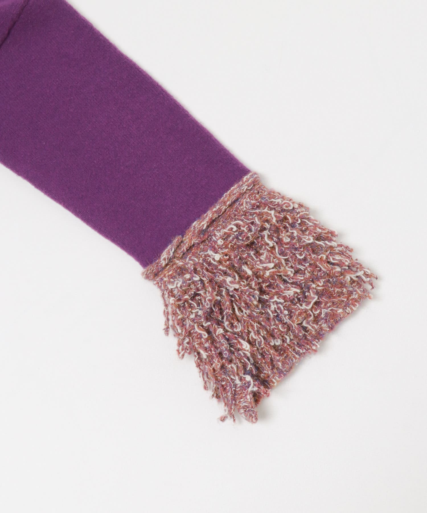 『WEB限定』MIXドッキングニット PURPLE One