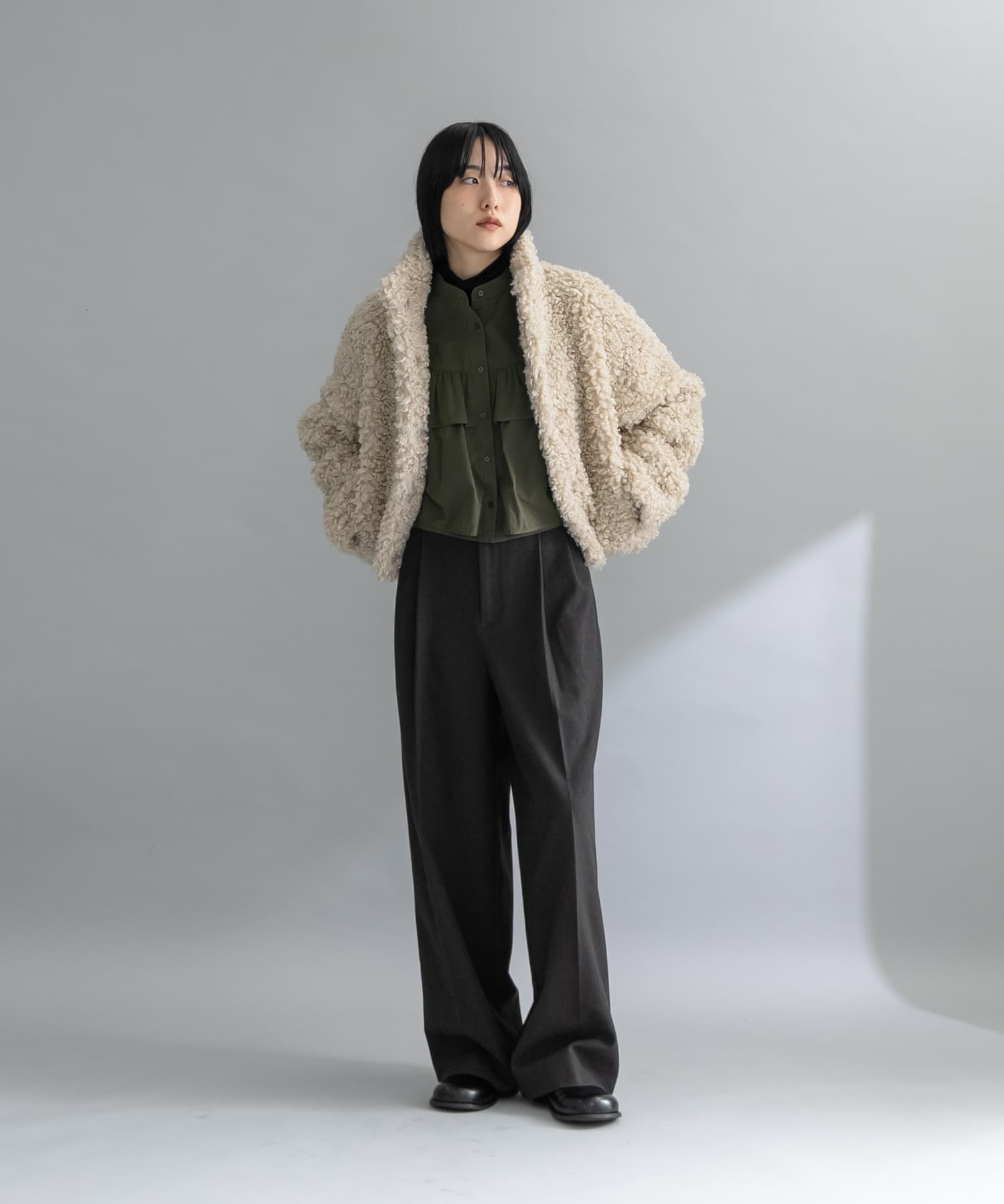 身長：160cm サイズ：one