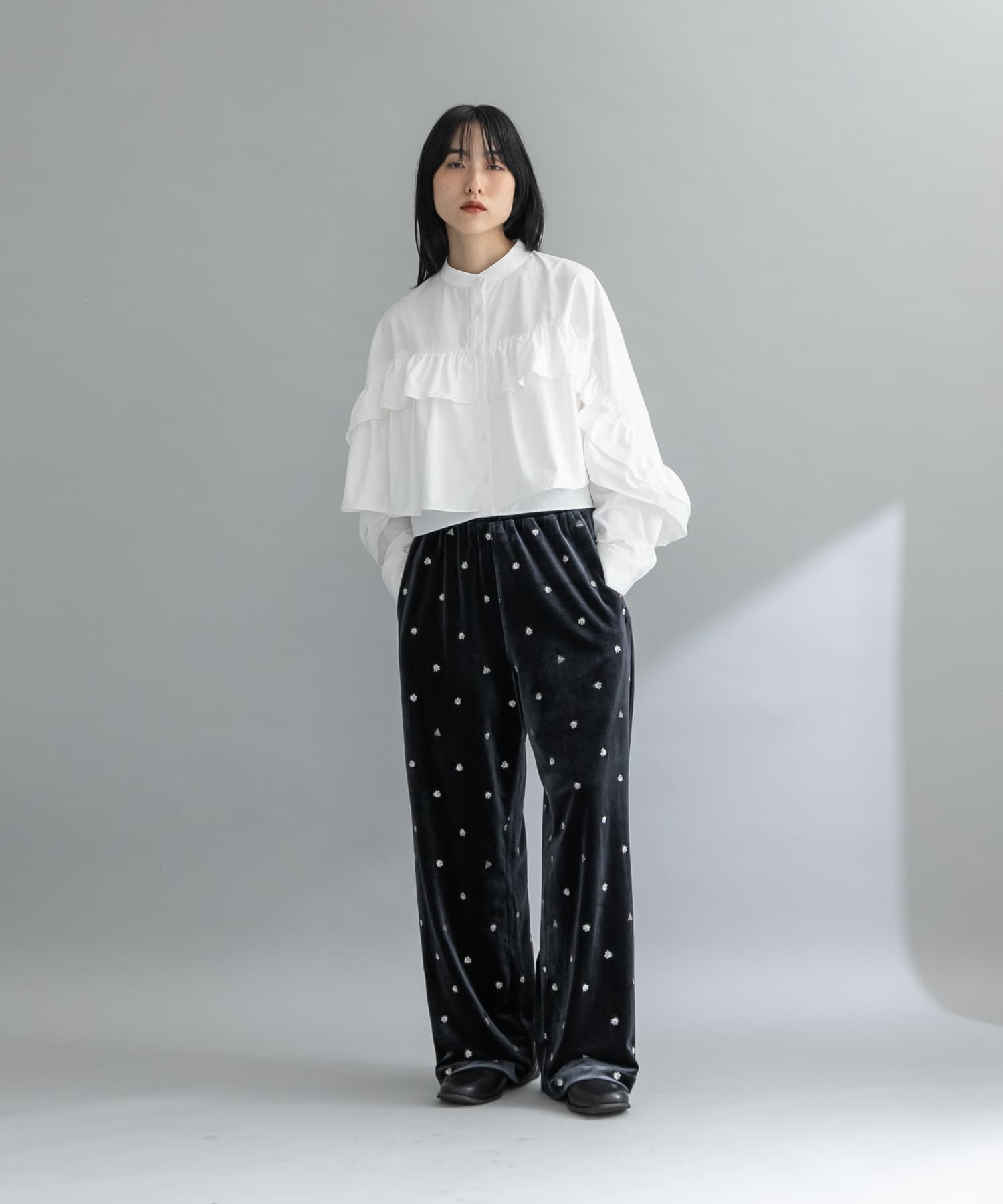 身長：160cm サイズ：one