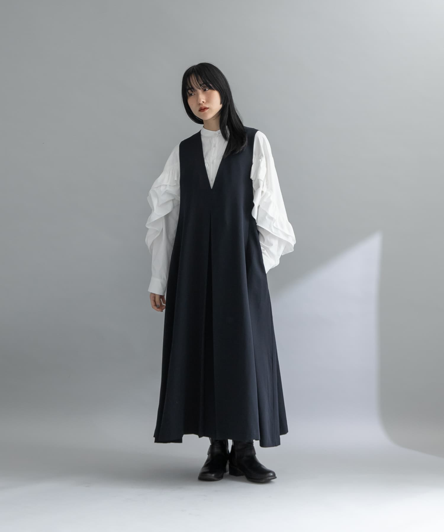 身長：160cm サイズ：one