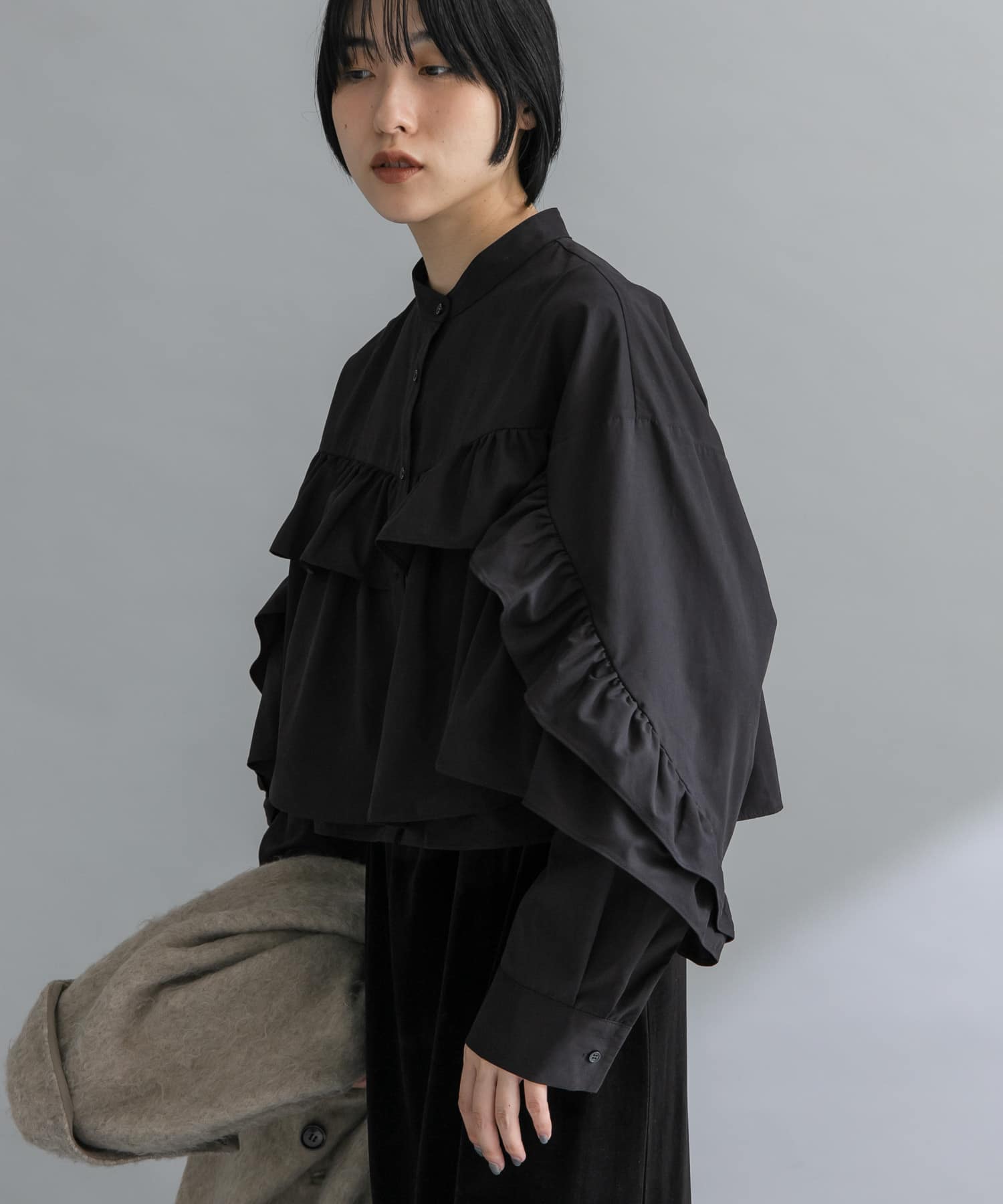 身長：160cm サイズ：one
