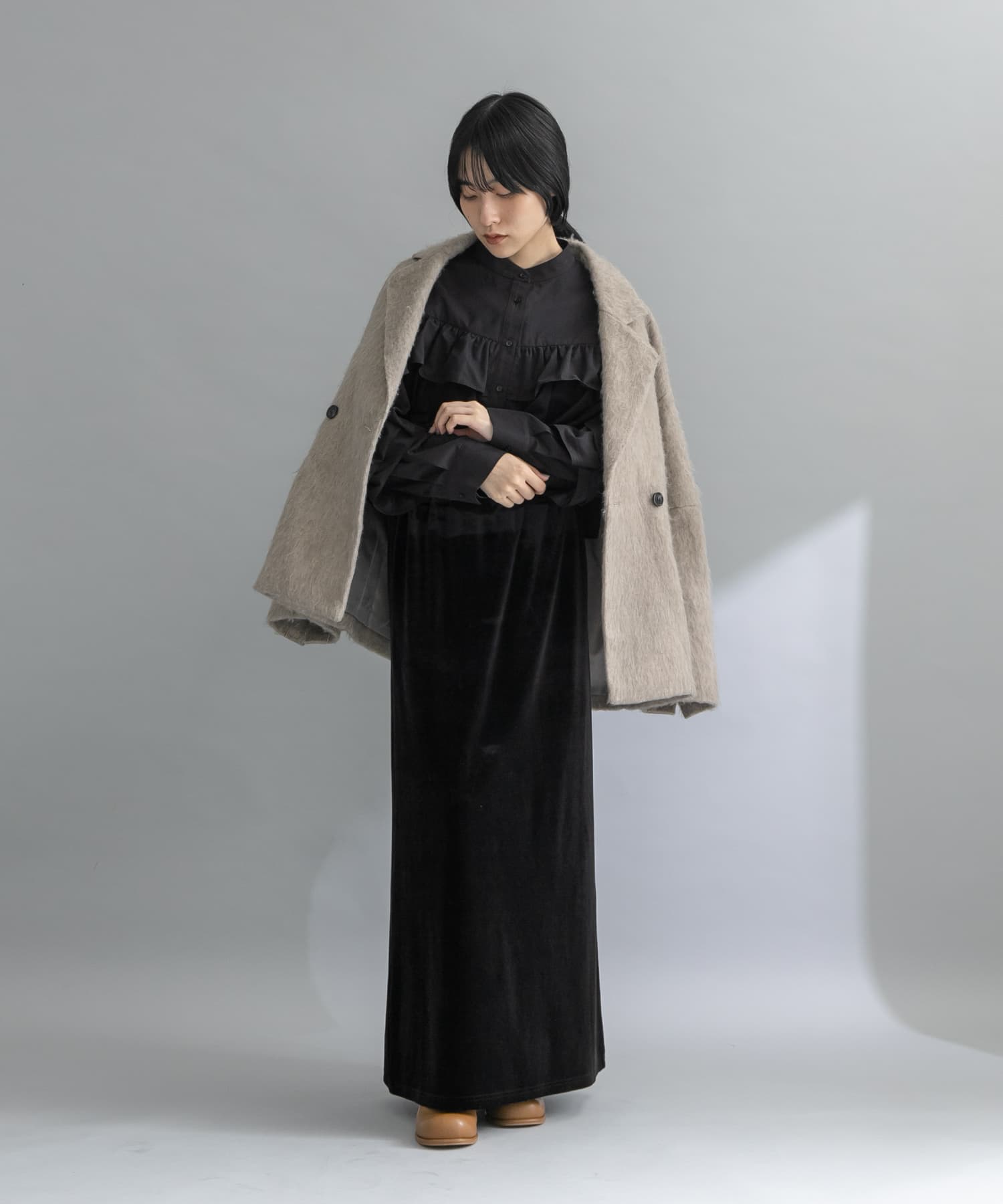 身長：160cm サイズ：one