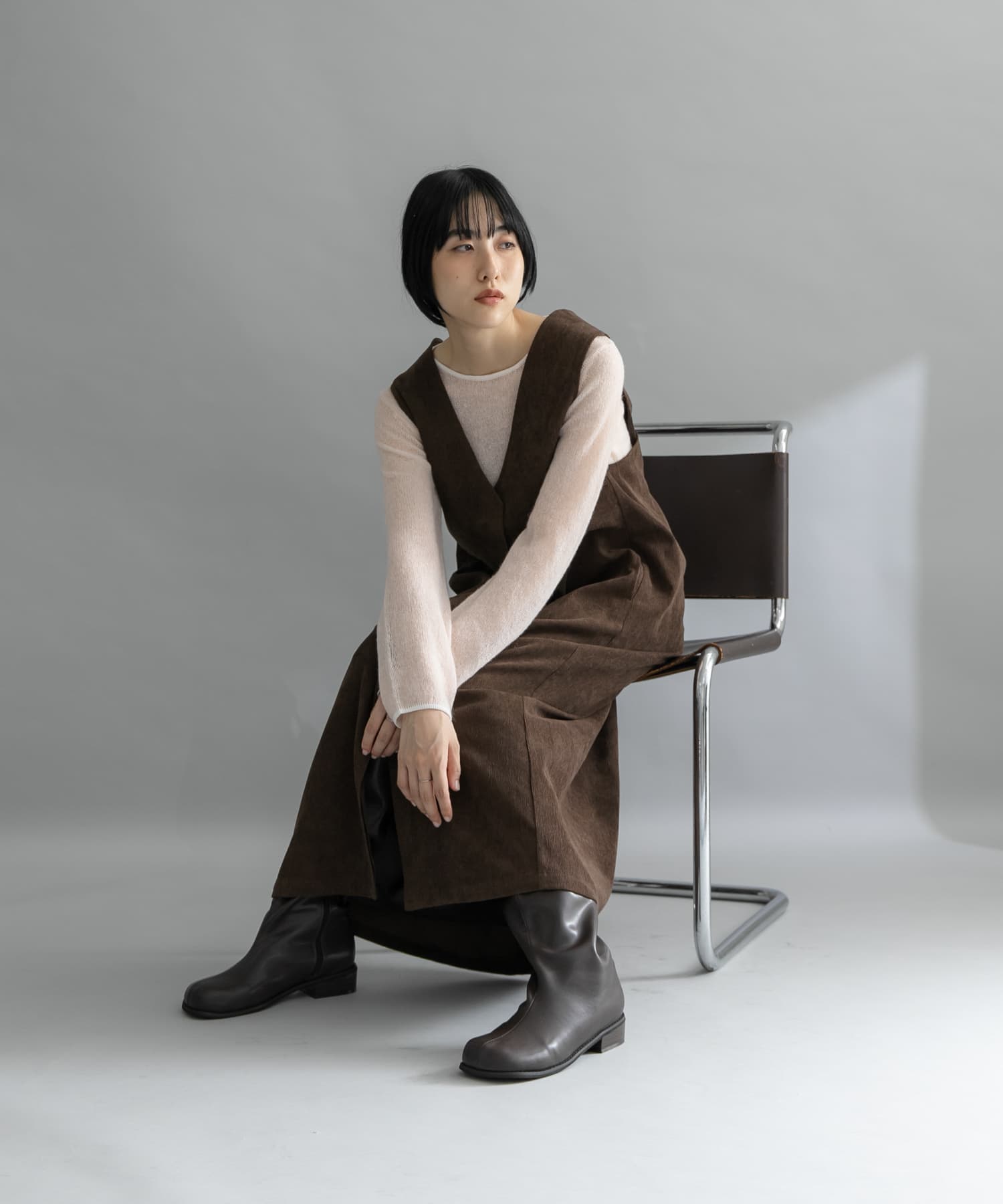 身長：160cm サイズ：one