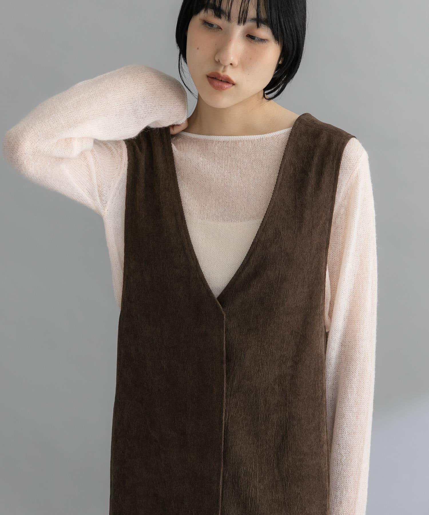 身長：160cm サイズ：one
