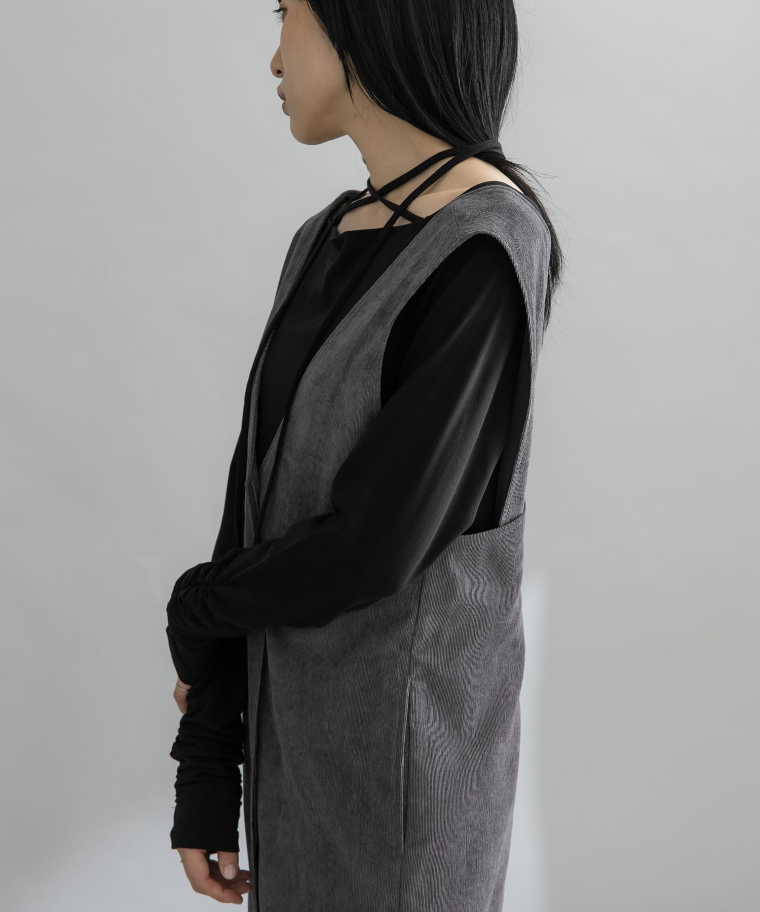 身長：160cm サイズ：one