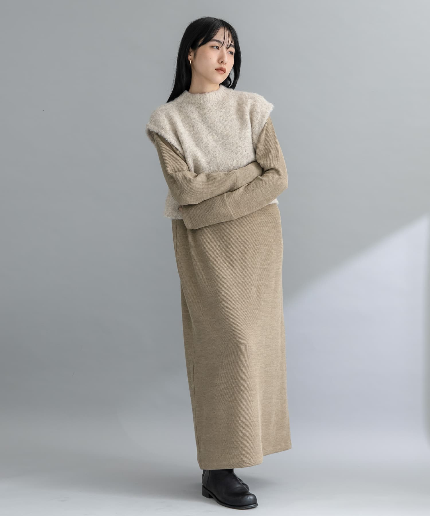 身長：160cm サイズ：one