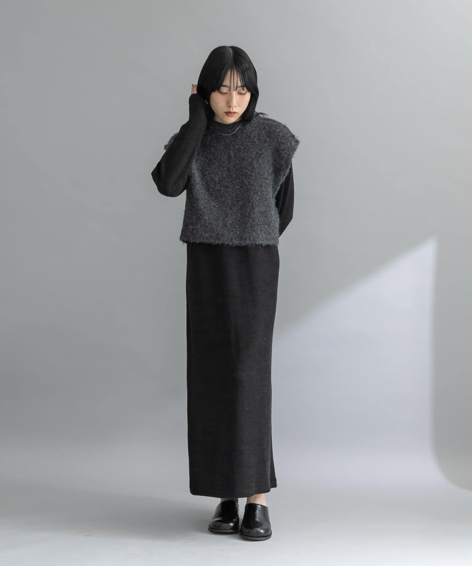 『WEB限定』ニットSETカットソーワンピース