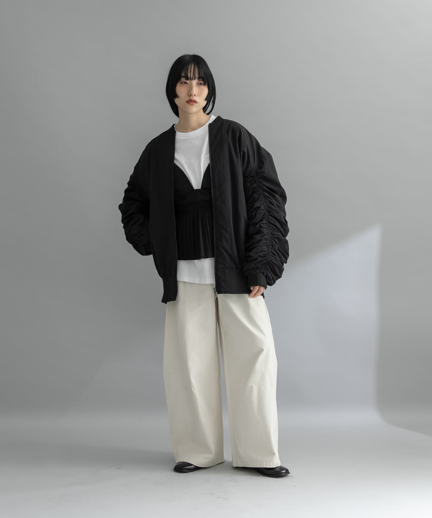 身長：160cm サイズ：one