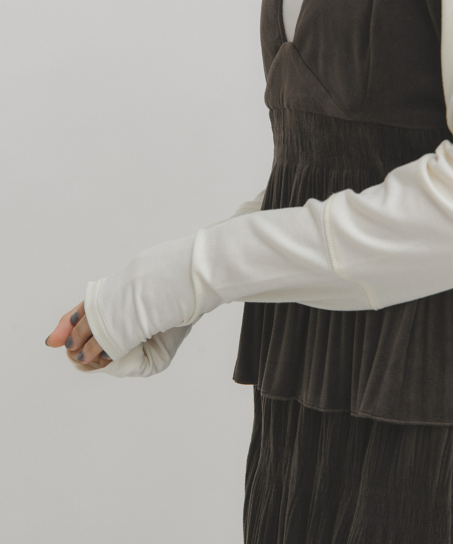 身長：160cm サイズ：one