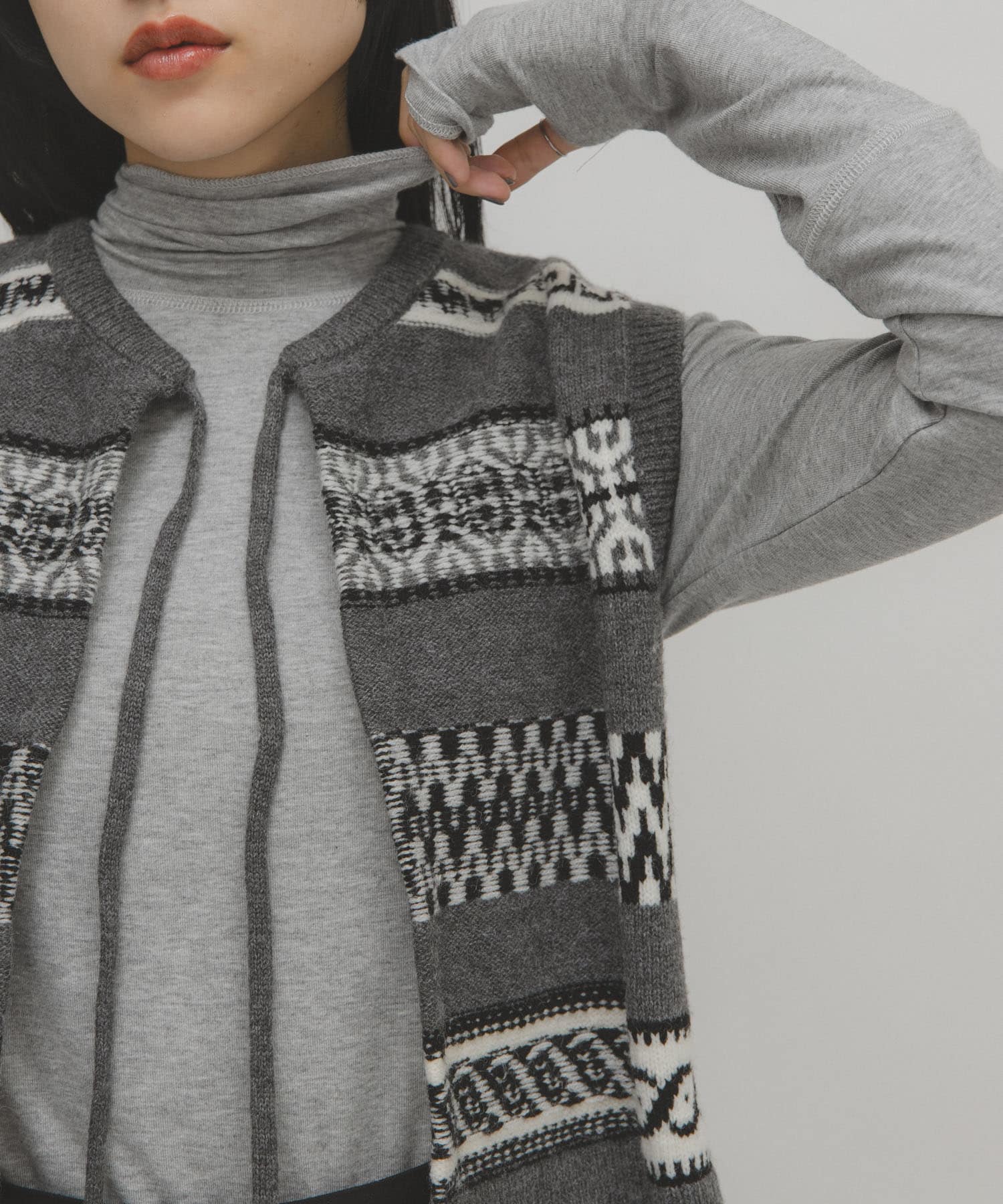 身長：160cm サイズ：one