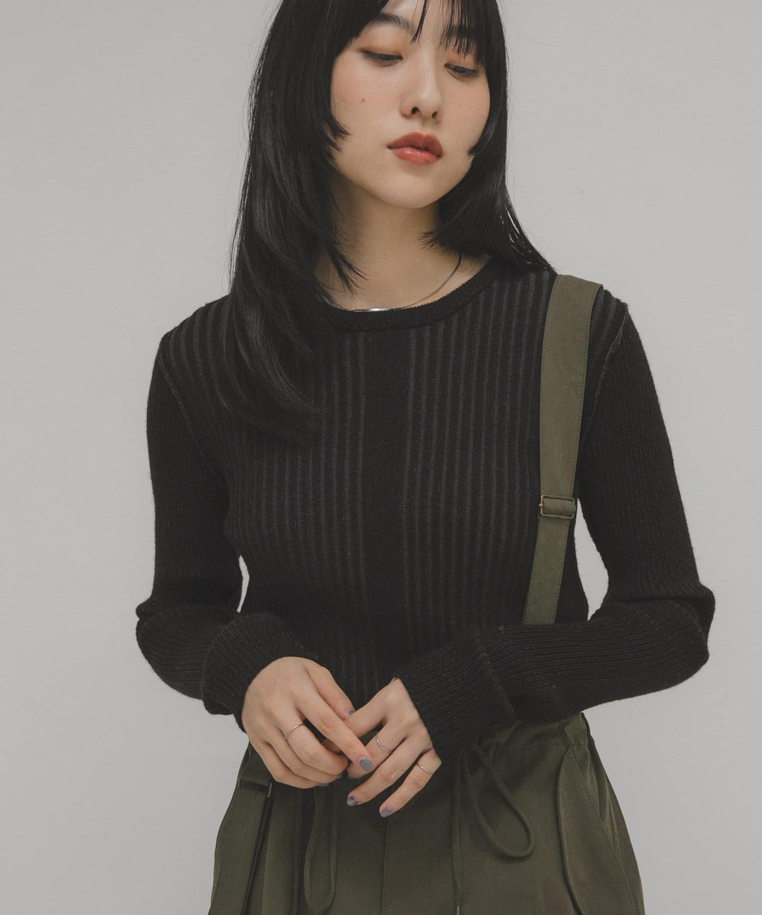 身長：160cm サイズ：one