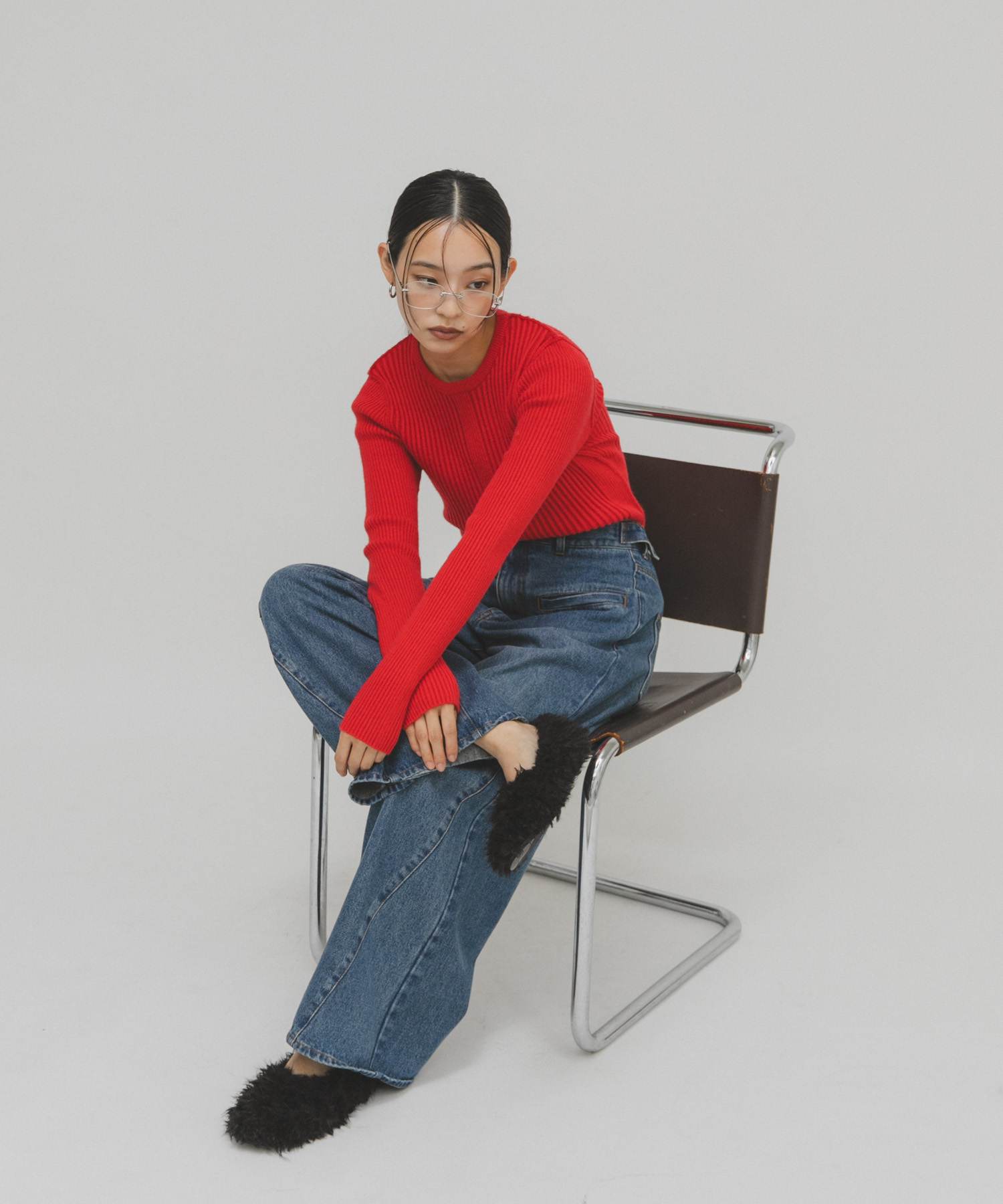 身長：163cm サイズ：one
