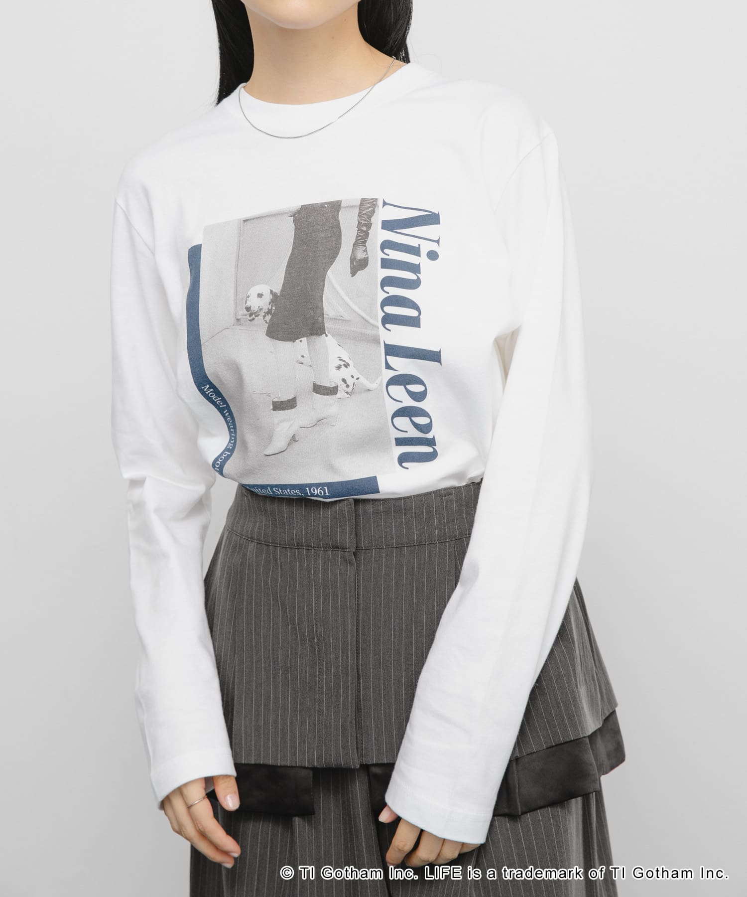 GOOD ROCK SPEED　LIFE PC TEE WHITE FREE